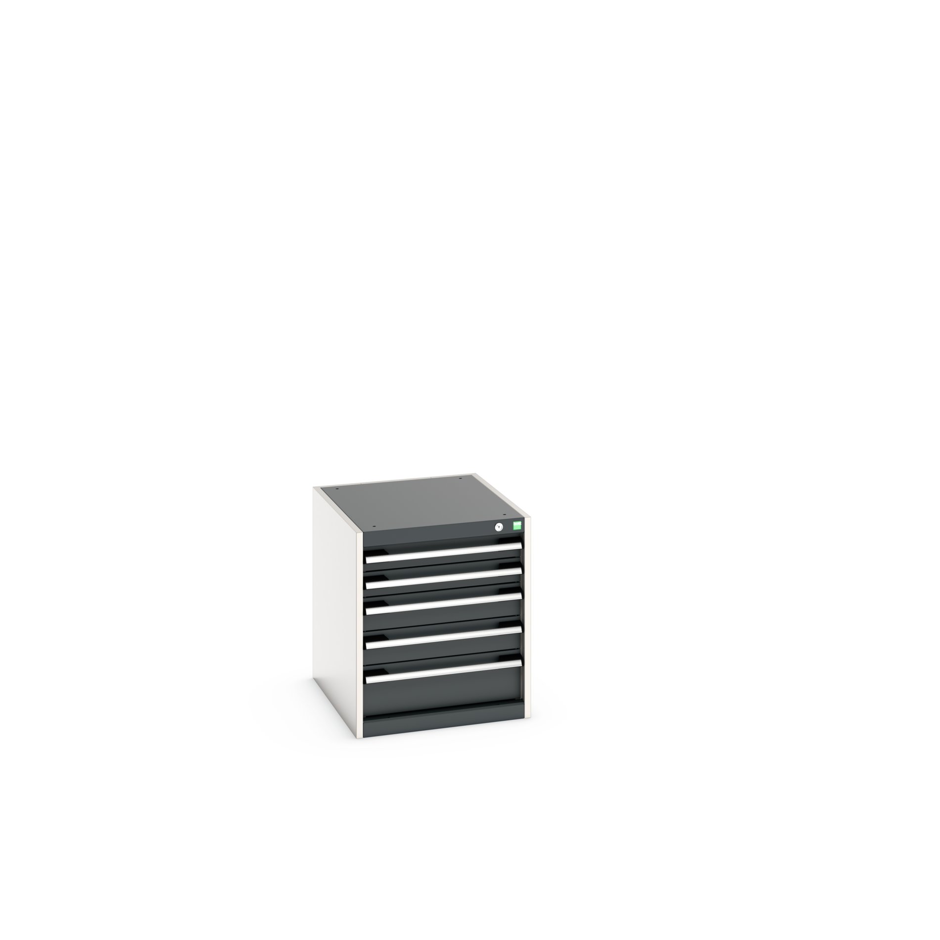 Bott Cabinet 5, Steel, 600 mm x 650mm x 525 mm, Grey