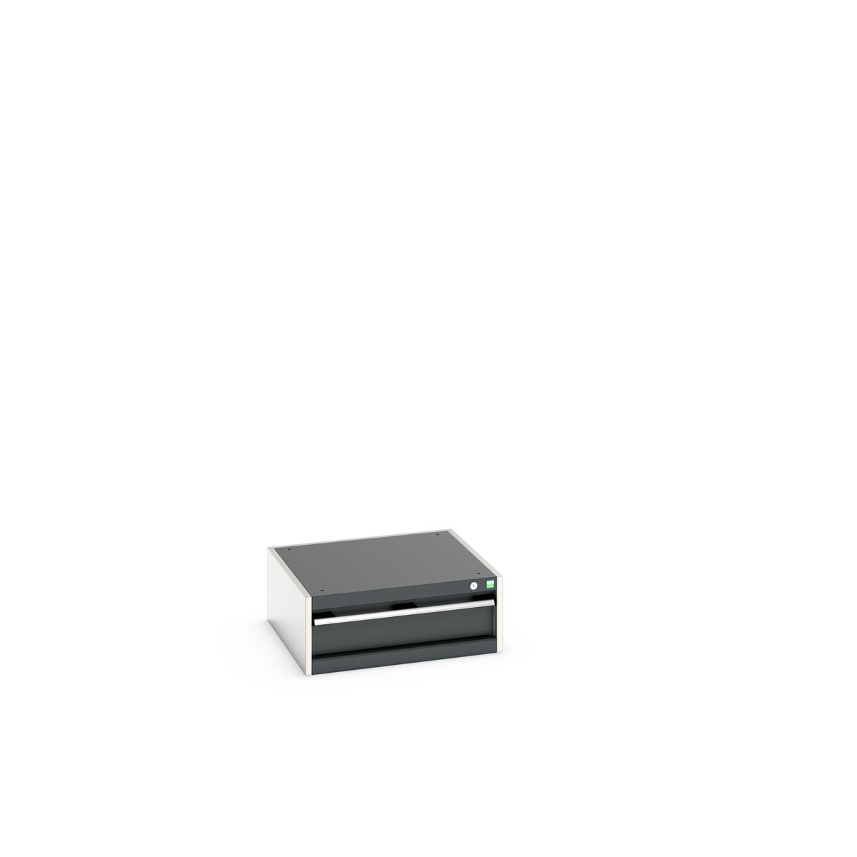 Bott Cabinet 1, Steel, 250 mm x 650mm x 650 mm, Blue, Grey