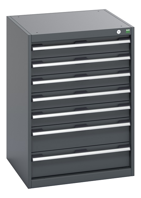 Bott Drawer Unit 7, Reinforced Steel x 650 mm, Dark Grey