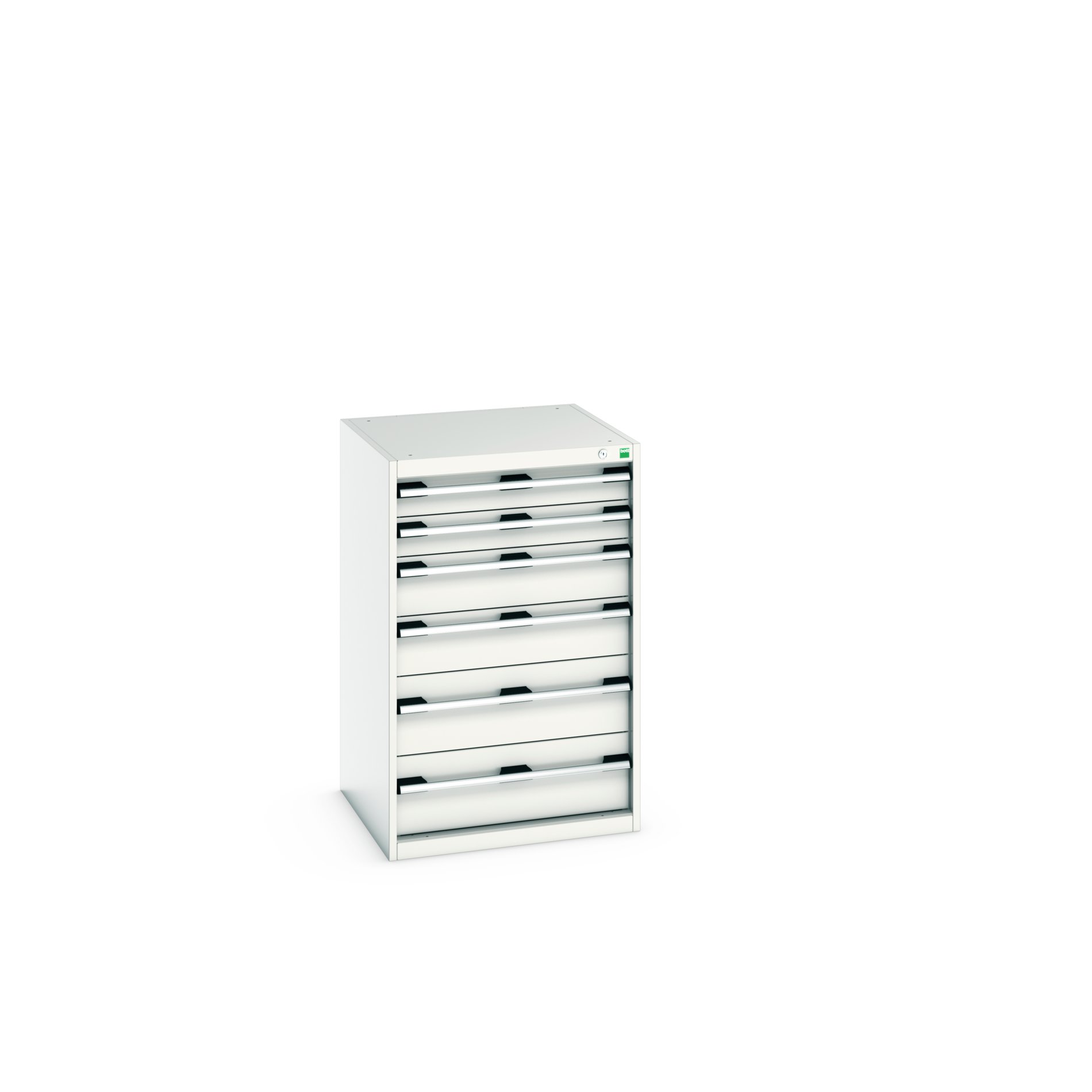 Bott Cabinet 6, Steel, 1000 mm x 650mm x 650 mm, Light Grey