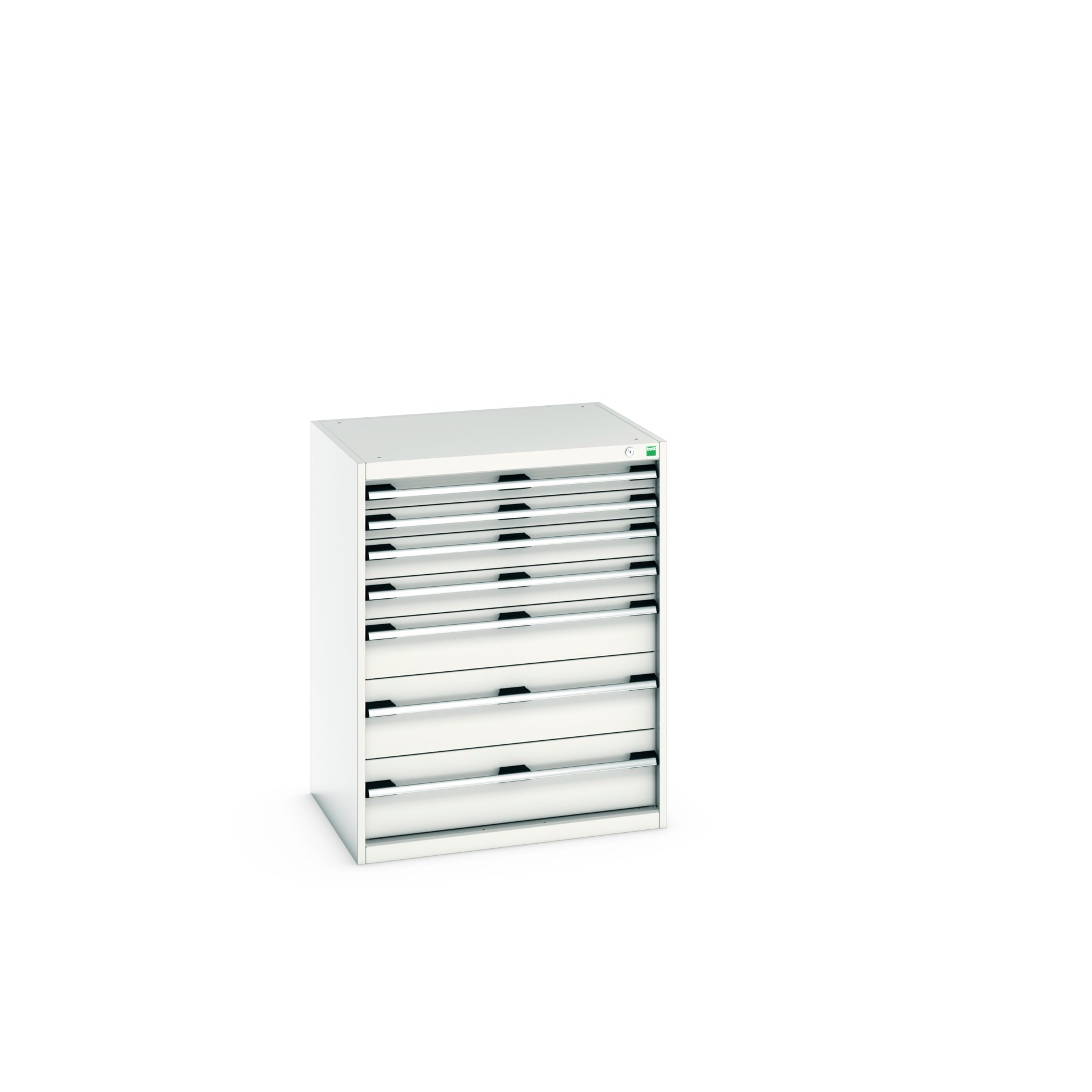 Bott Cabinet 7, Steel, 1000 mm x 650mm x 800 mm, Light Grey