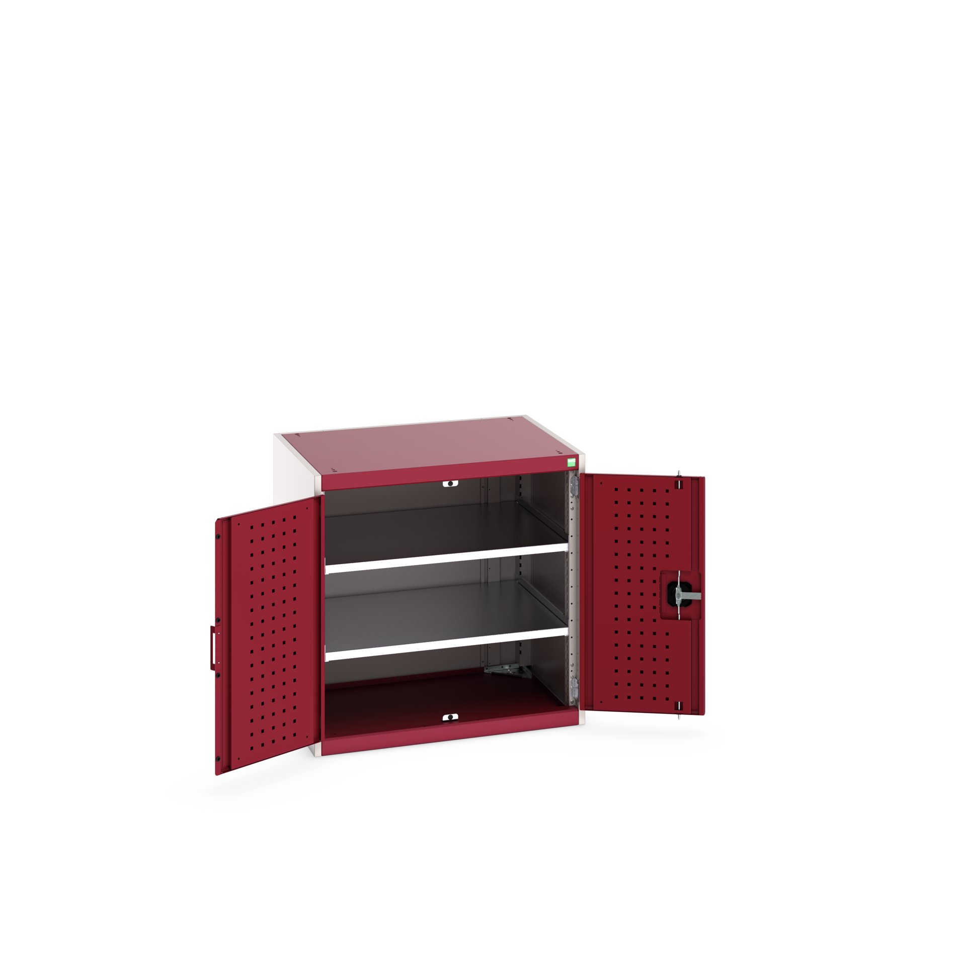 Bott 2 Door Sheet Steel Floor Standing Cupboard 800 mm 80mm, 650 mm