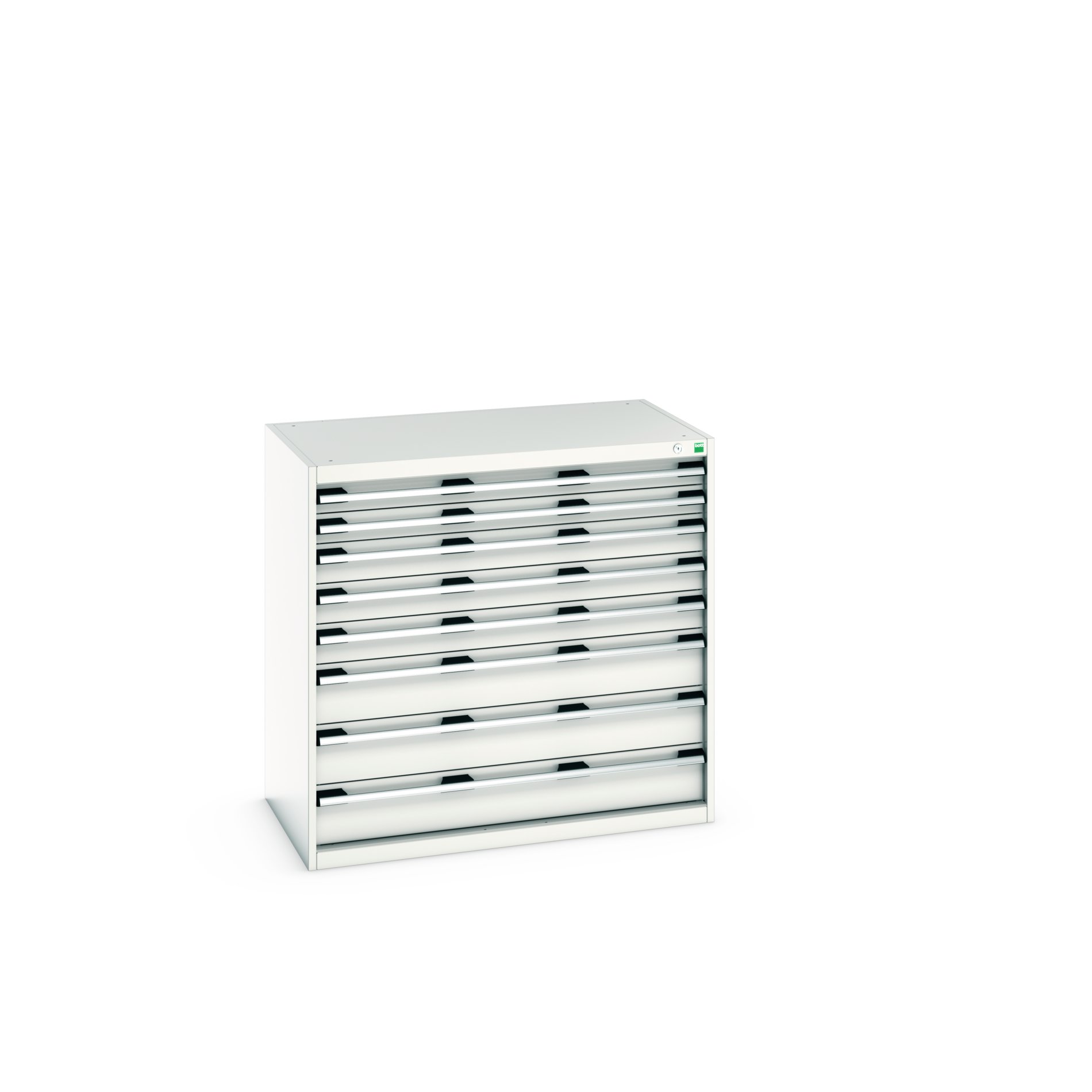 Bott Cabinet 8, Steel, 1000 mm x 650mm x 1050 mm, Light Grey