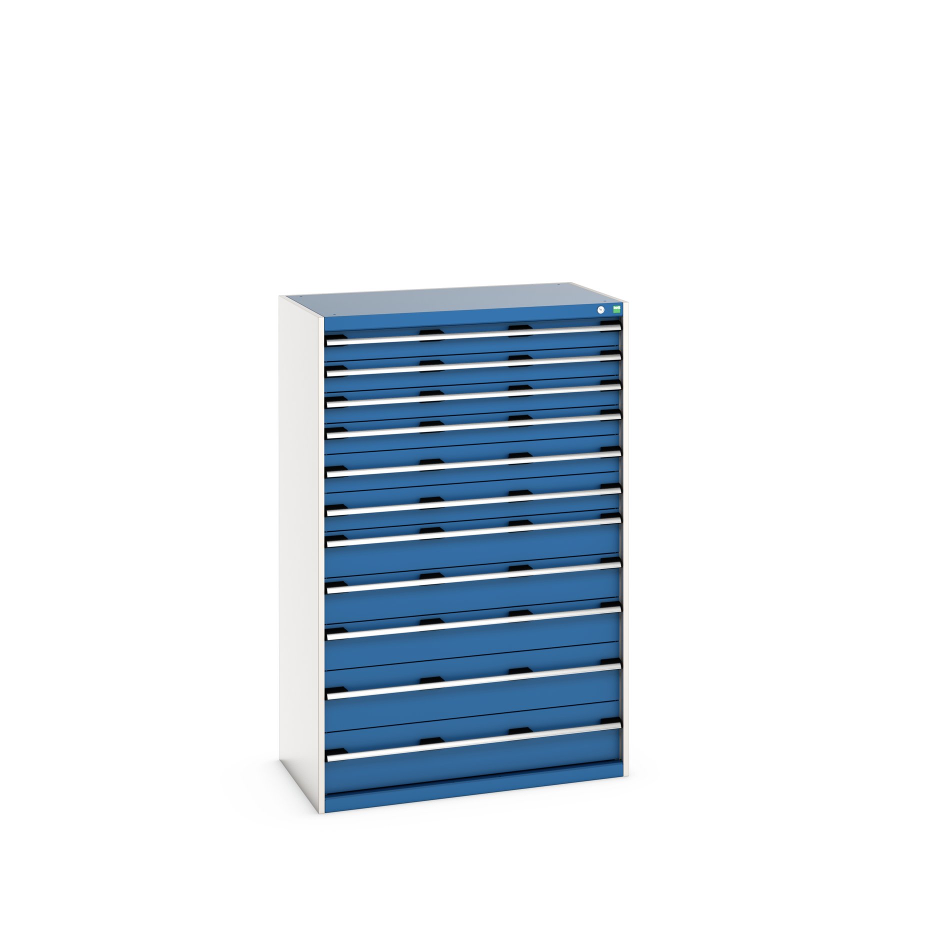 Bott Cabinet 11, Steel, 1600 mm x 650mm x 1050 mm, Blue