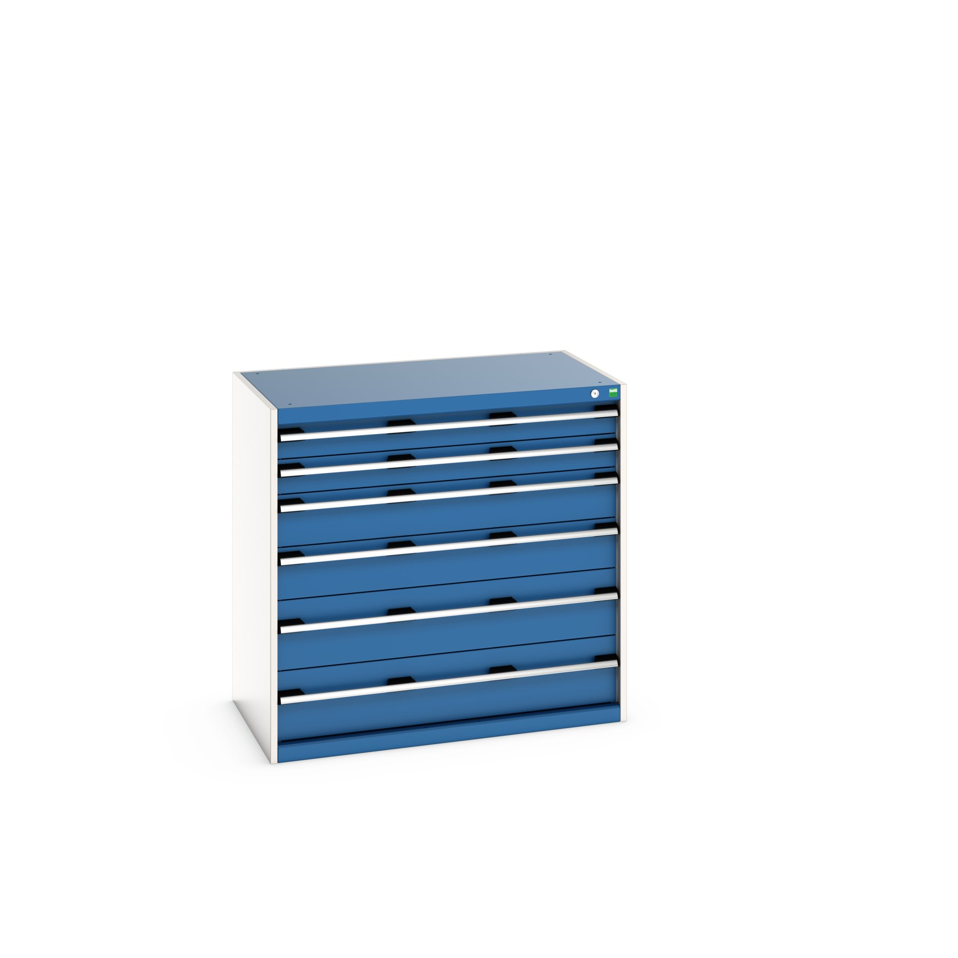 Bott Cabinet 6, Steel, 1000 mm x 650mm x 1050 mm, Blue