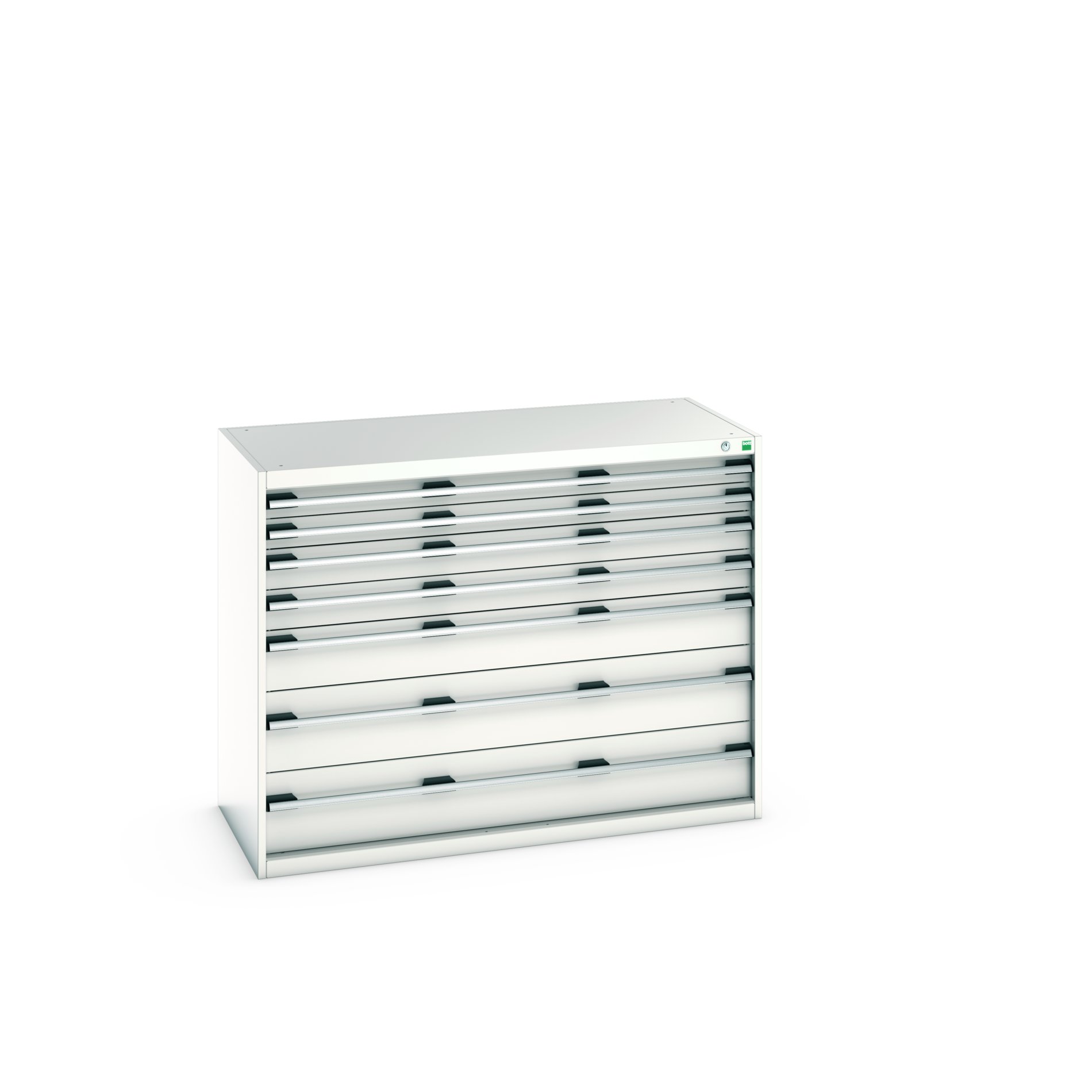 Bott Cabinet 7, Steel, 1000 mm x 650mm x 1300 mm, Light Grey