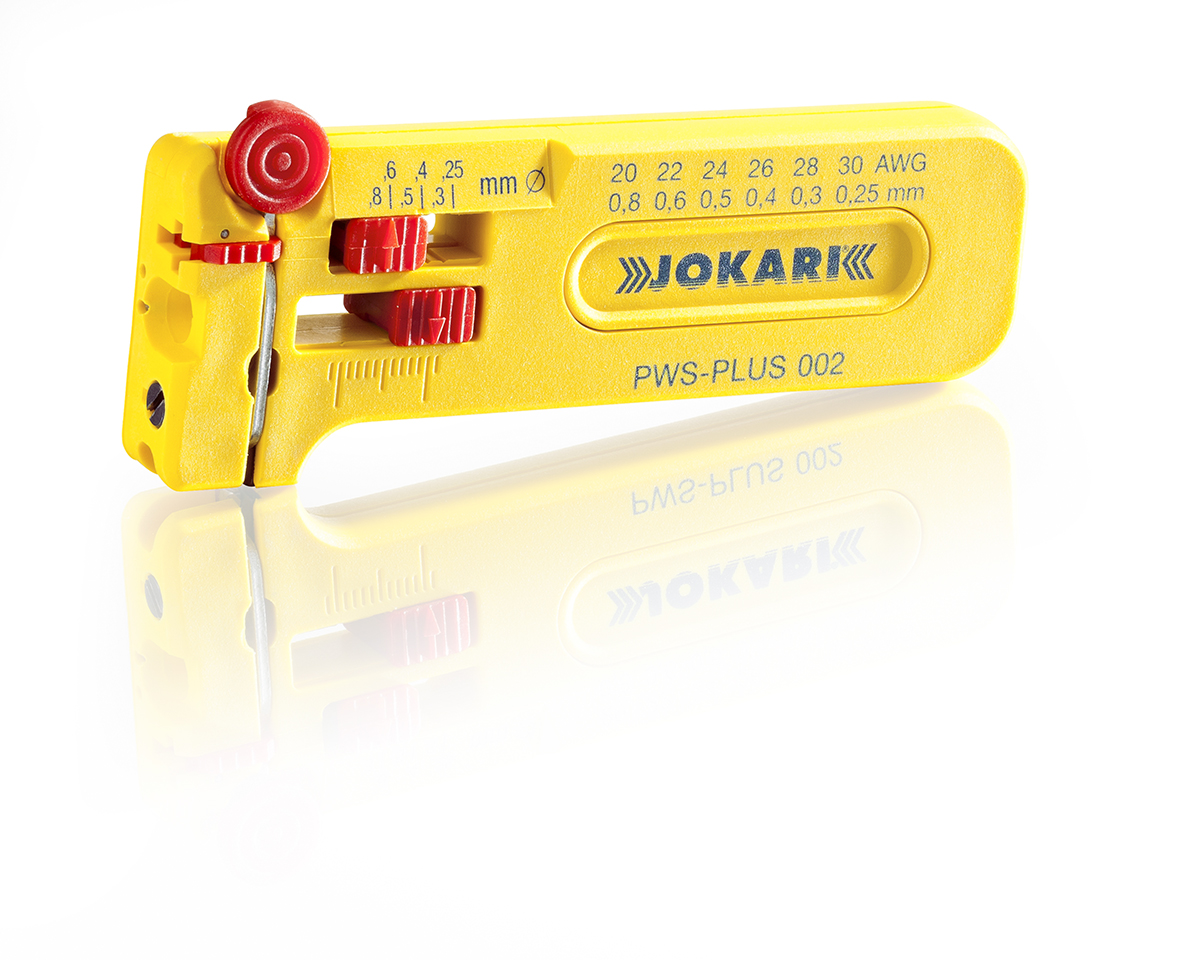 Jokari PWS-PLUS Series Ethernet Insulated Wire Stripper, 0.25 to 0.8 mm, 0.8 mm Overall