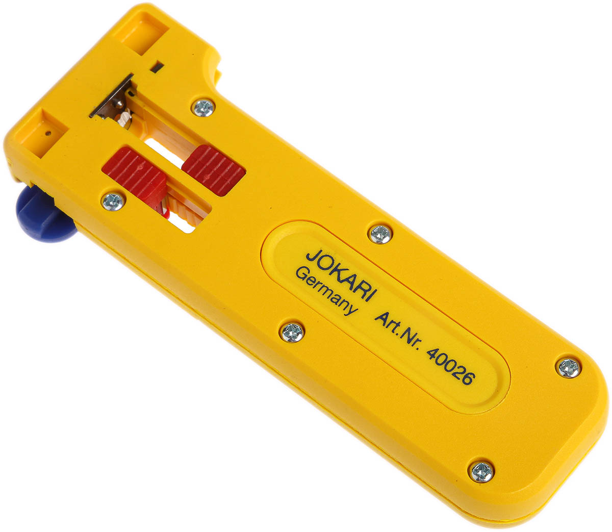 40026 Jokari PWS-PLUS Series Ethernet Insulated Wire Stripper, 0.3 to 1 mm, 1 mm Overall