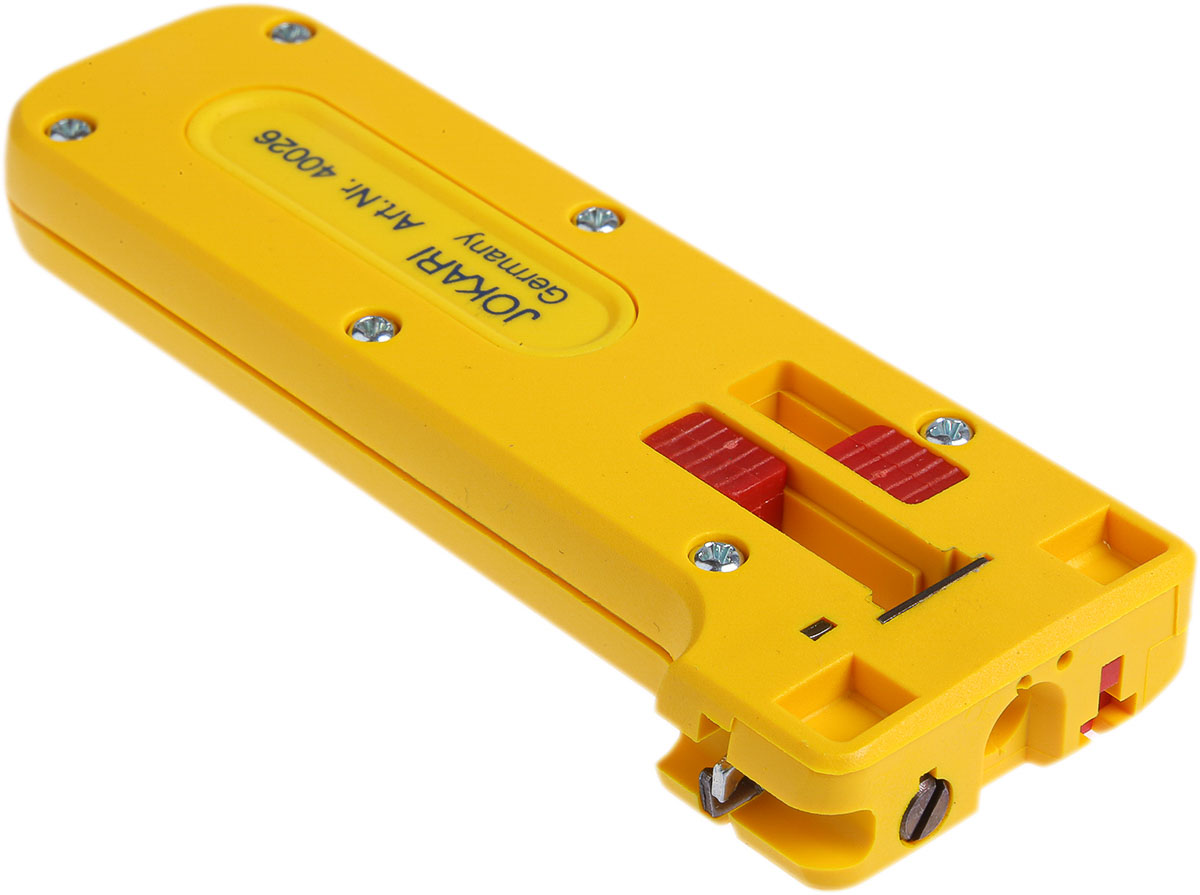 40026 Jokari PWS-PLUS Series Ethernet Insulated Wire Stripper, 0.3 to 1 mm, 1 mm Overall