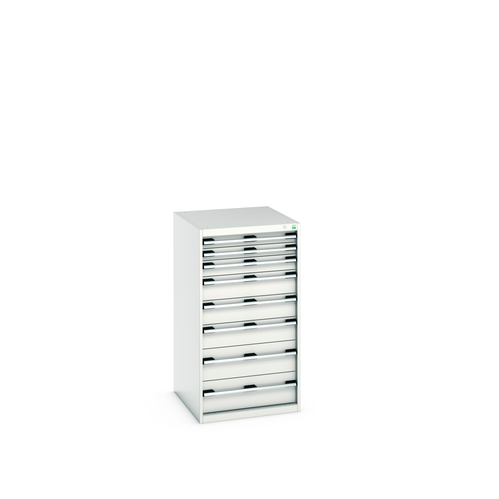 Bott Cabinet 8, Steel, 1200 mm x 650mm x 650 mm, Light Grey