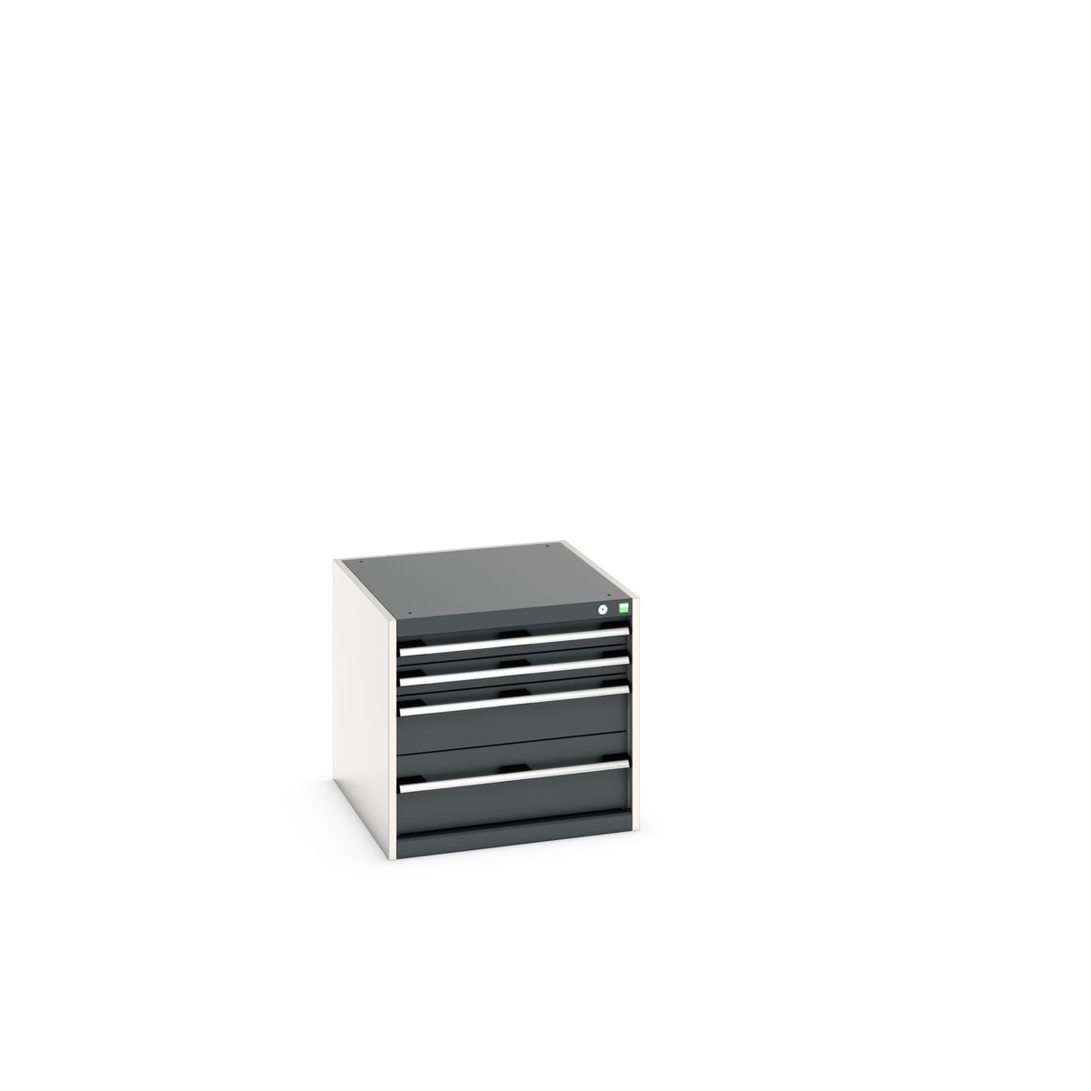 Bott Cabinet 4, Steel, 600 mm x 650mm x 750 mm, Light Grey, Anthracite