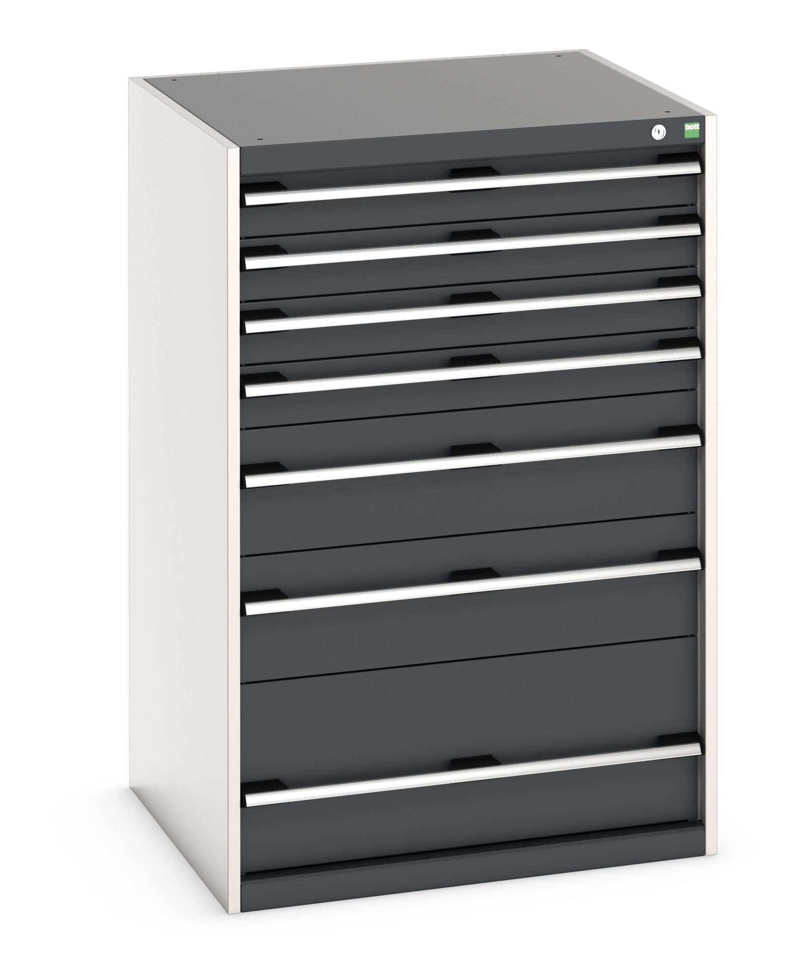 Bott, 7 Drawer Sheet Steel Floor Standing Cabinet