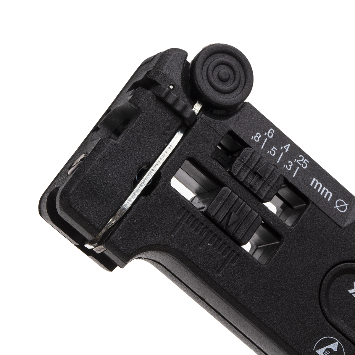 40028 Jokari ESD-PLUS Series Ethernet Insulated Wire Stripper, 0.25 to 0.8 mm, 0.8 mm Overall