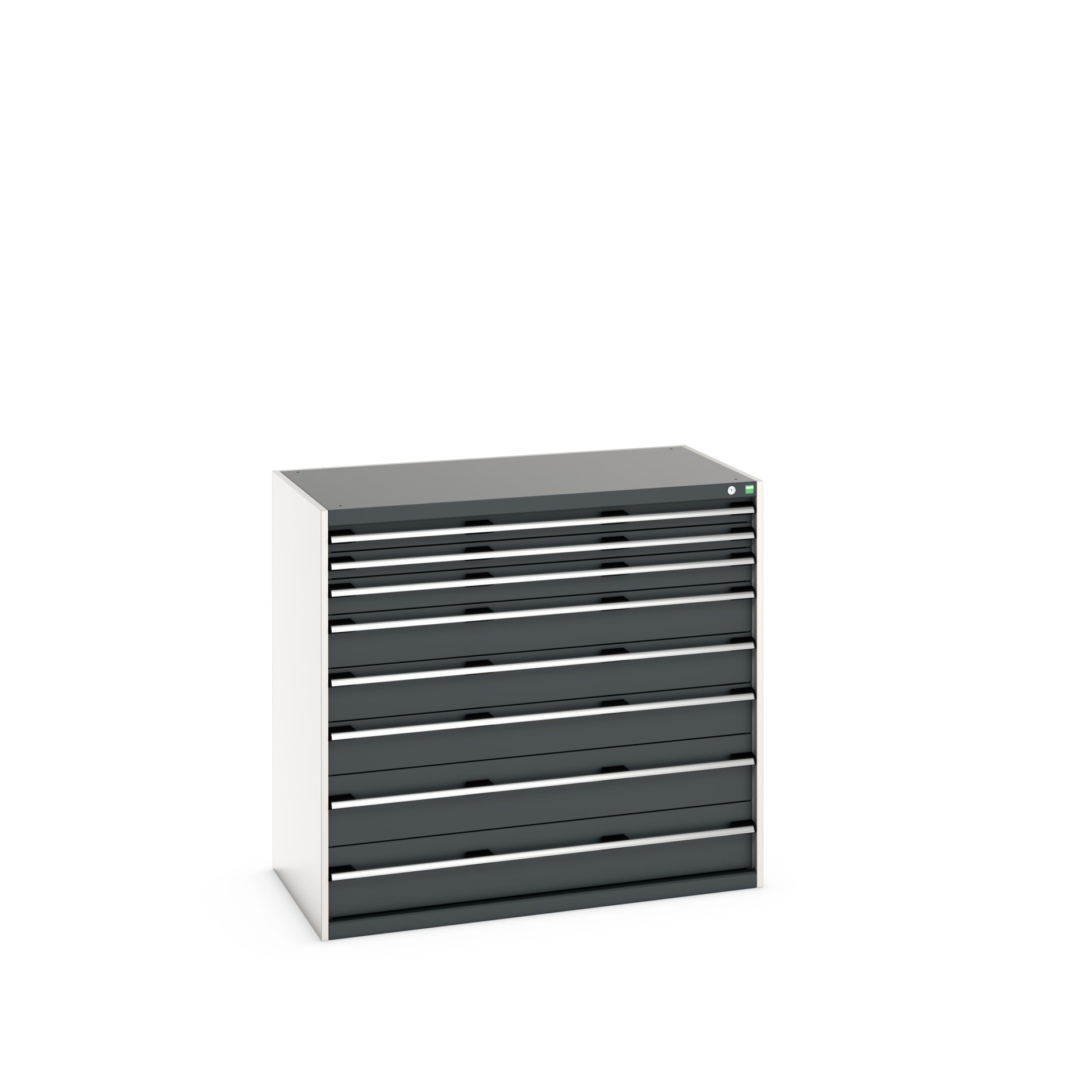 Bott Cabinet 8, Steel, 1200 mm x 750mm x 1300 mm, Grey