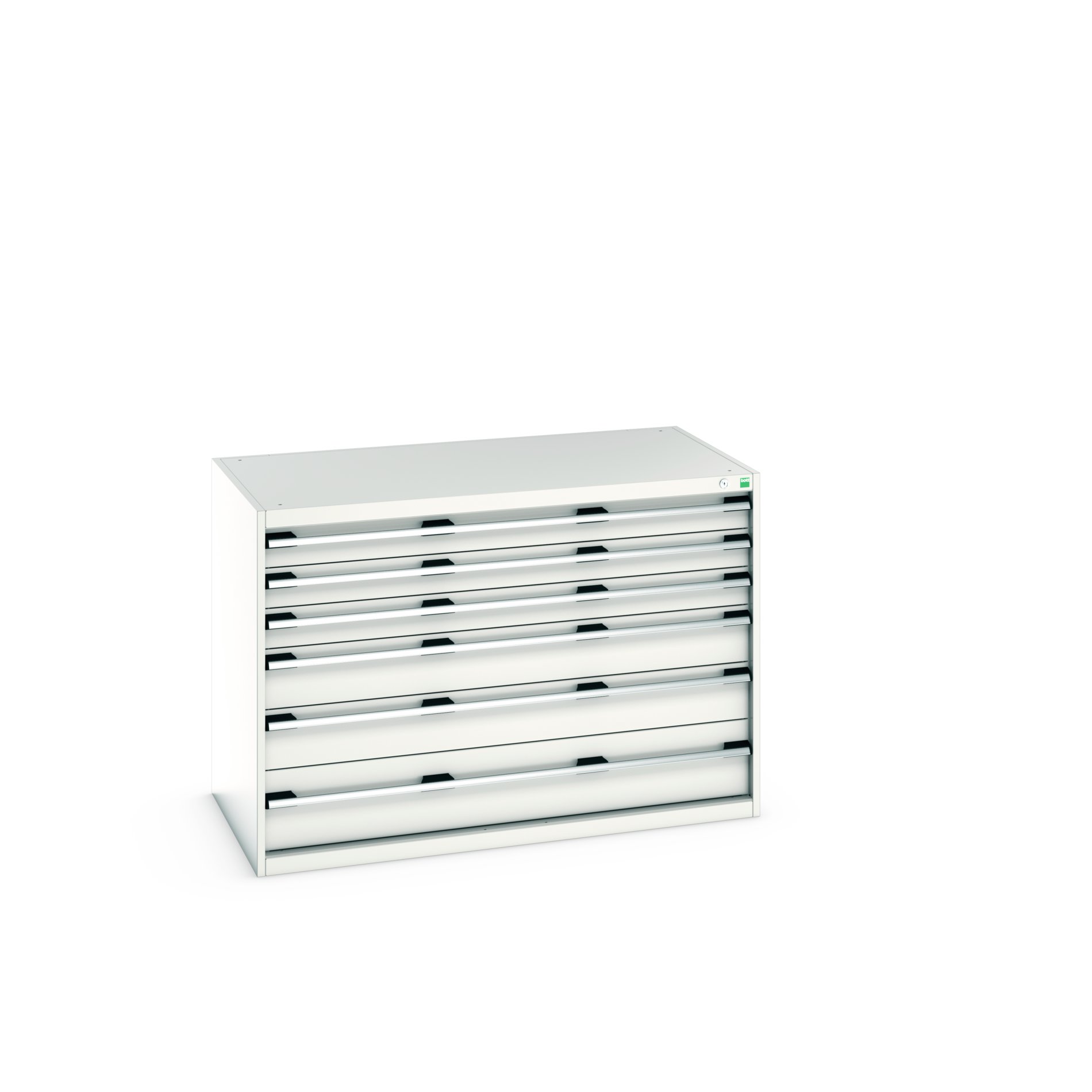 Bott Cabinet 6, Steel, 900 mm x 750mm x 1300 mm, Light Grey