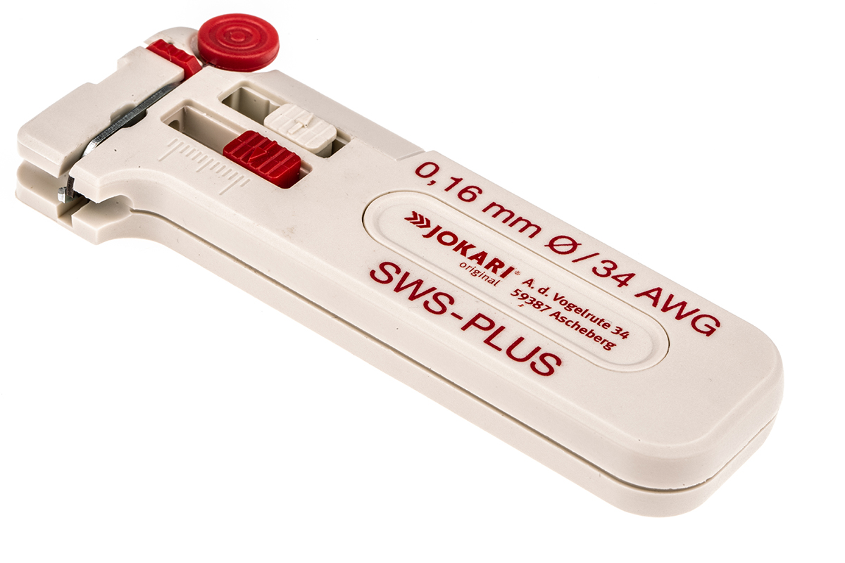 Jokari PWS-PLUS Series Ethernet Insulated Wire Stripper, 0.16 mm, 0.12 mm Overall