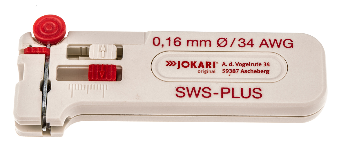 40035 Jokari PWS-PLUS Series Ethernet Insulated Wire Stripper, 0.16 mm, 0.12 mm Overall