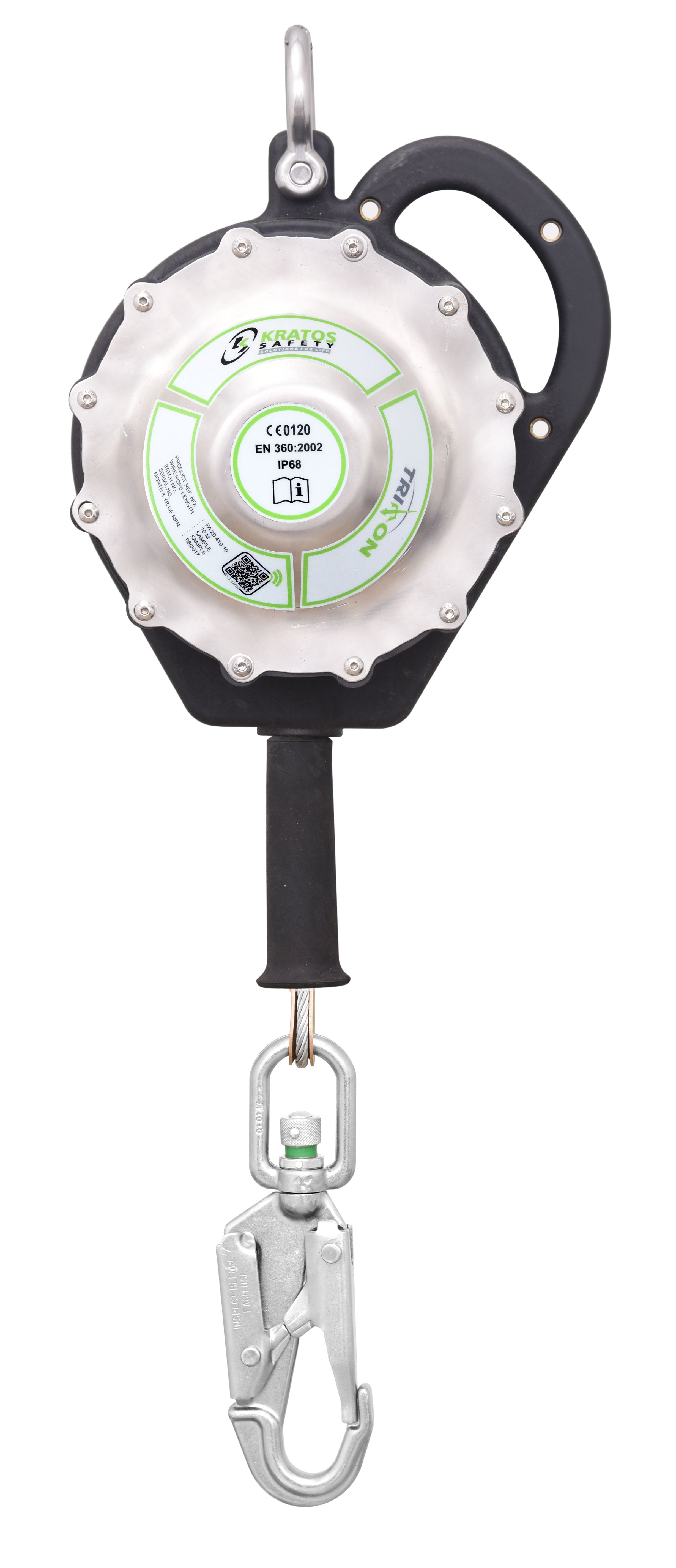 KRATOS SAFETY Fall Arrester Polyamide, Stainless Steel Single