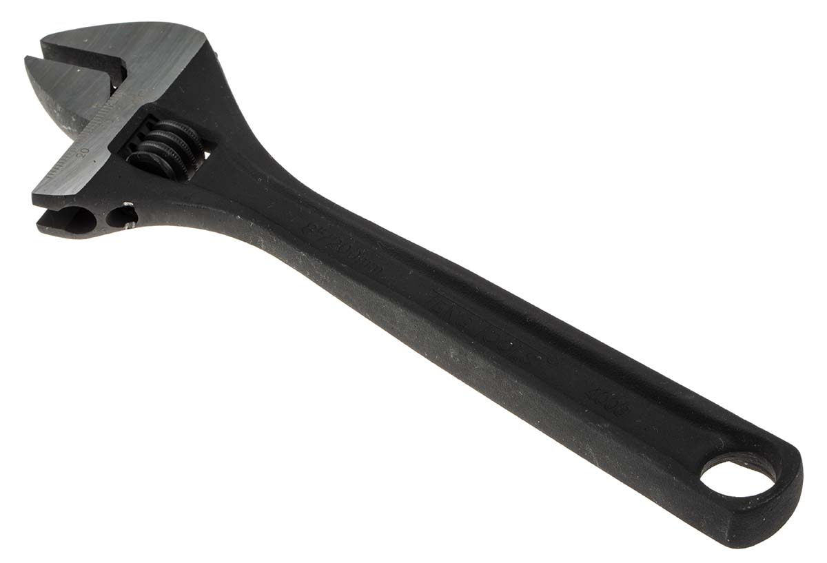 4003 Teng Tools Adjustable, 200mm Overall, 28 mm Jaw Capacity, Metal Handle