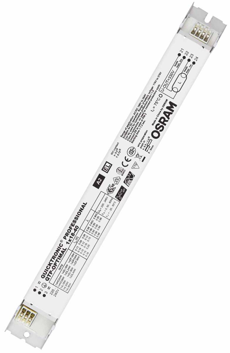 Osram 58 W Electronic Fluorescent Lighting Ballast, 220V, 240 V