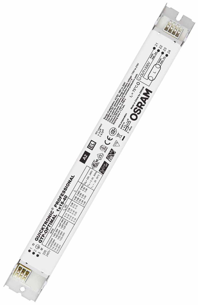 Osram 40 W Electronic Fluorescent Lighting Ballast, 220V, 240 V
