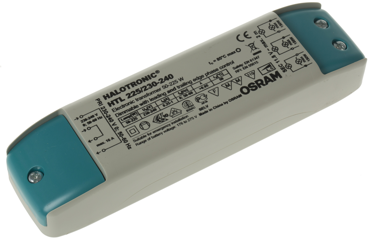 Osram Light Transformer 105 W, 230/240 V ac, 11.3 V ac