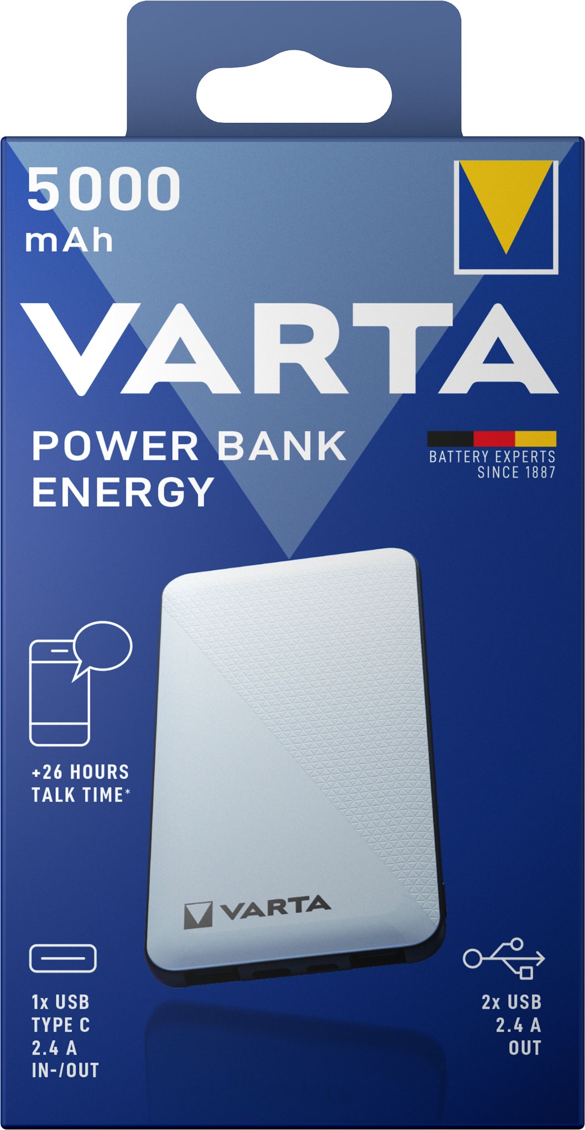 Varta Varta 57975 5 Ah 5V Power Bank Portable Charger