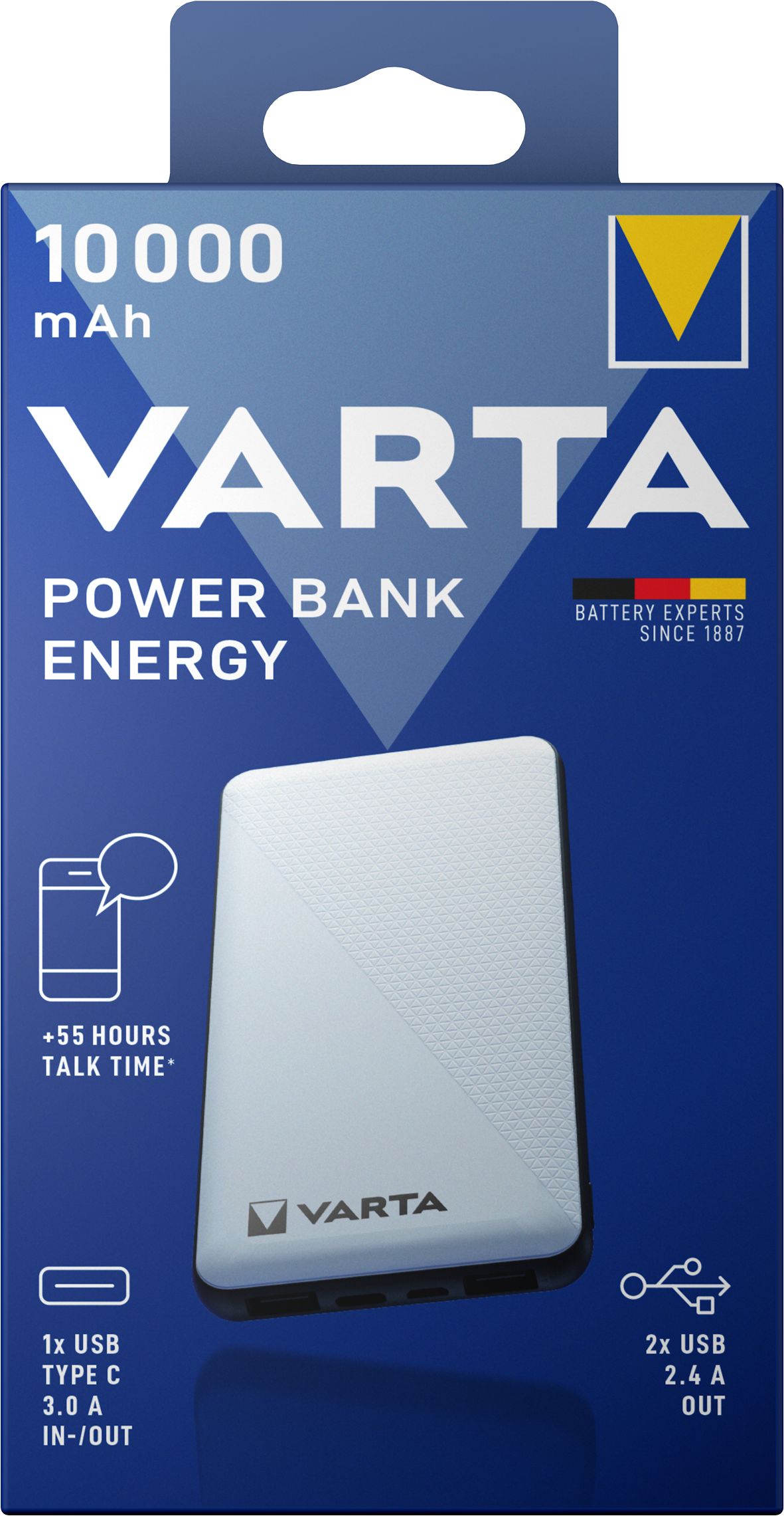 Varta Varta 57976 10 Ah 5V Power Bank Portable Charger