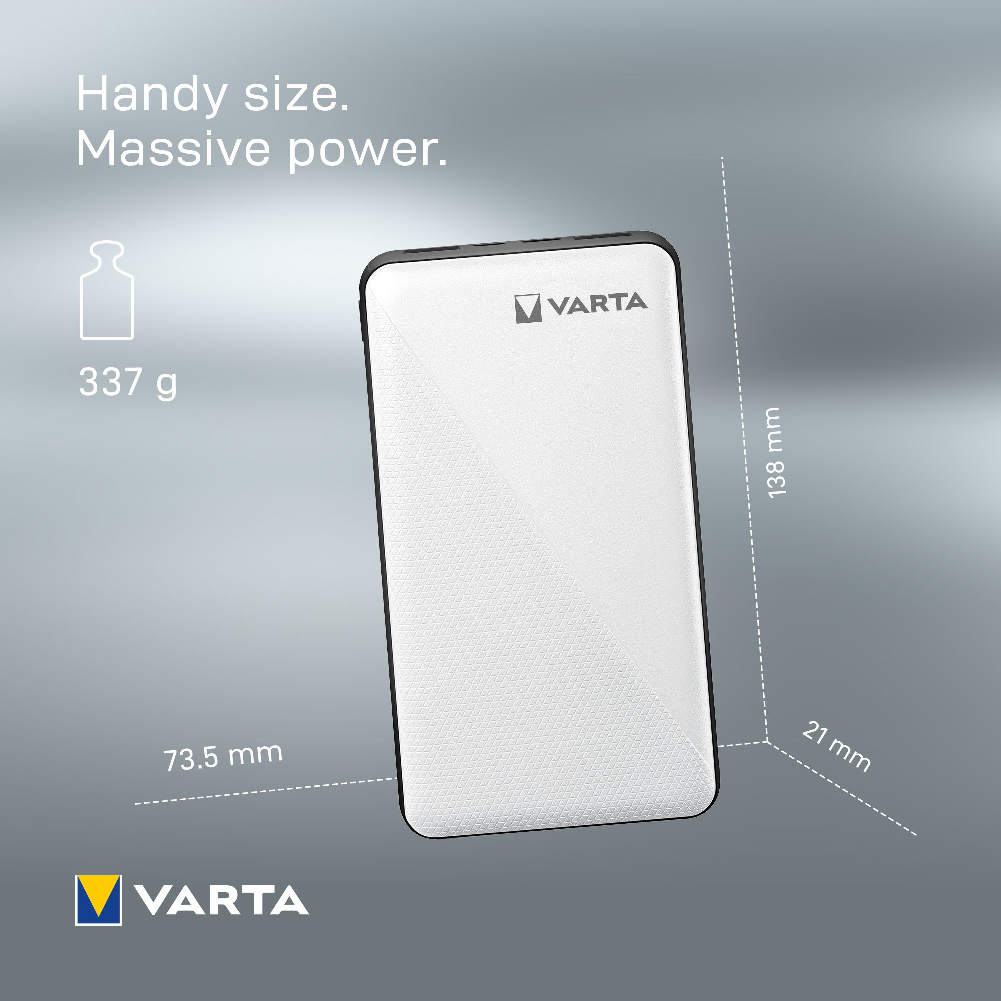 4008496018987 Varta Varta 57977 15 Ah 5V Power Bank Portable Charger