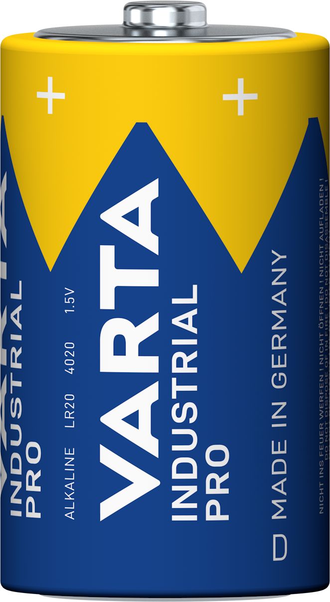 4008496356447 Varta Varta Industrial Pro 1.5 V Alkaline D Battery