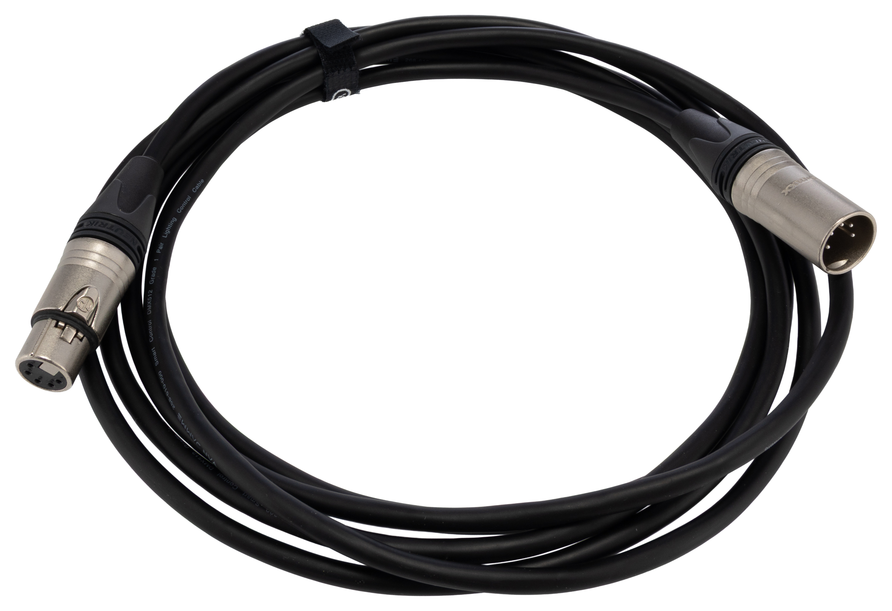 Van Damme Male XLR to Female XLR XLR Cable, Black, 3 m