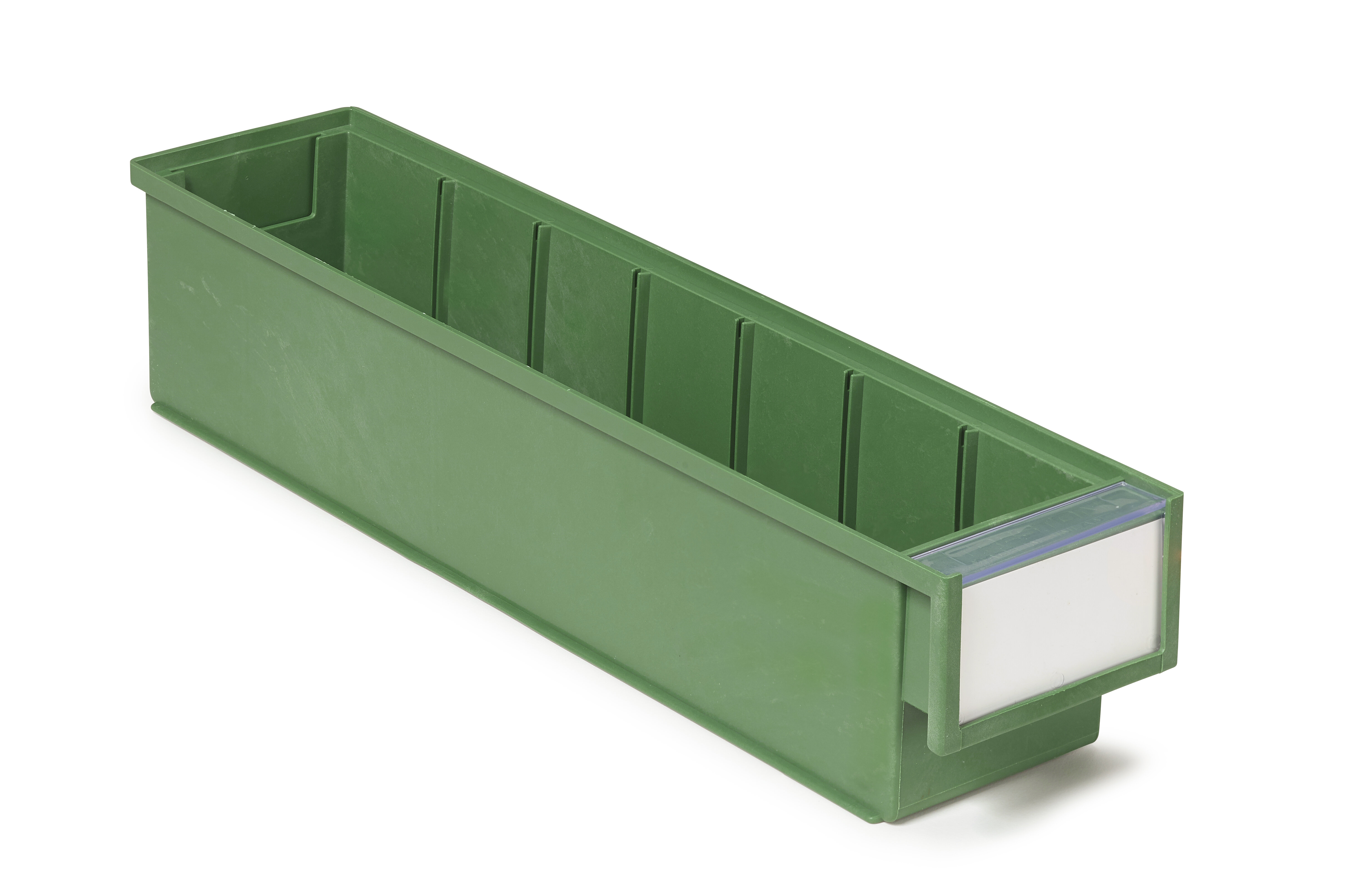 Treston Bio-Plastic Storage Bin, 400 mm x 92 mm x 82 mm, Green