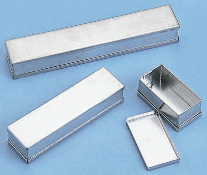 Teko Tin Plated Steel PCB Enclosure 21 mm, 29 mm 54 mm