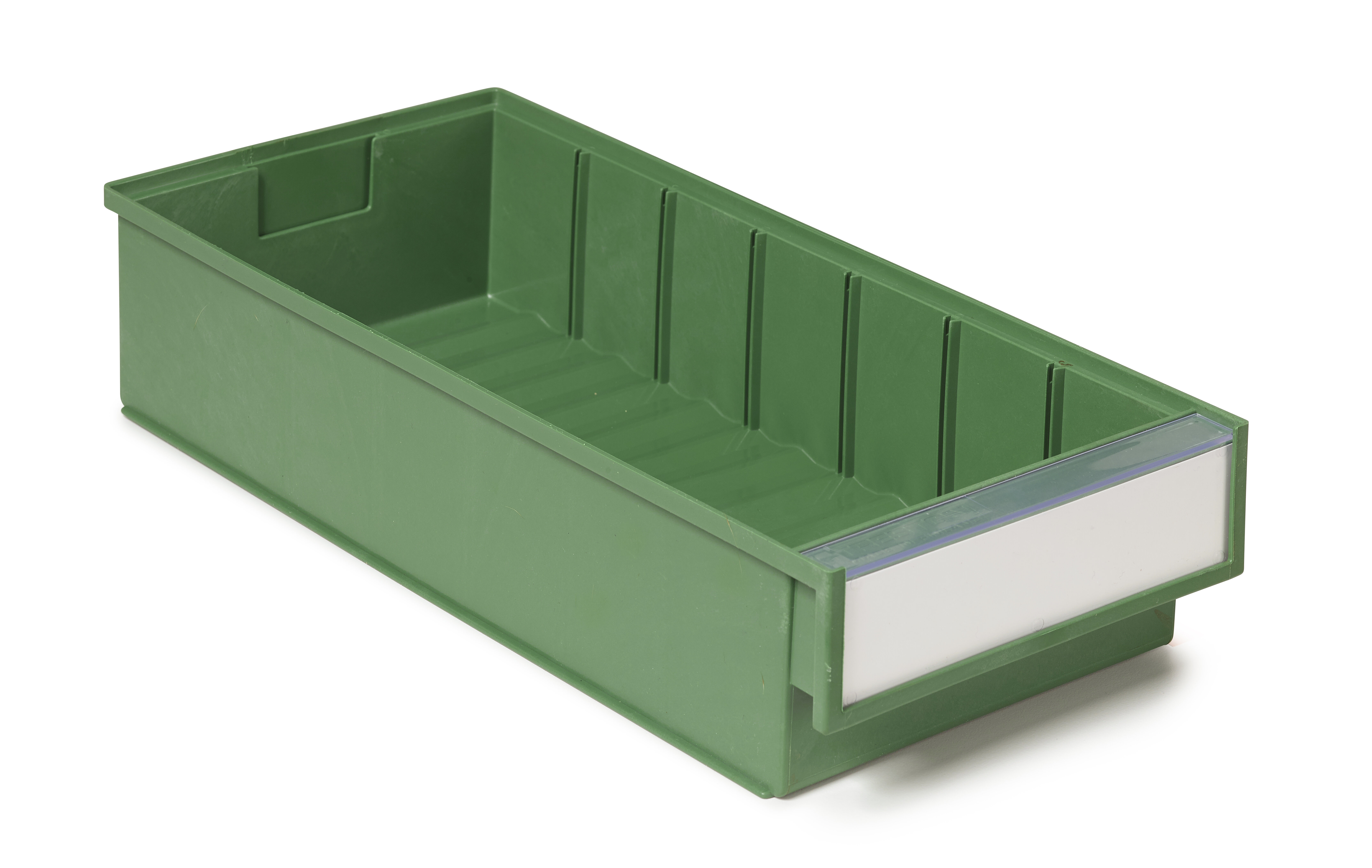 Treston Bio-Plastic Storage Bin, 400 mm x 186 mm x 82 mm, Green