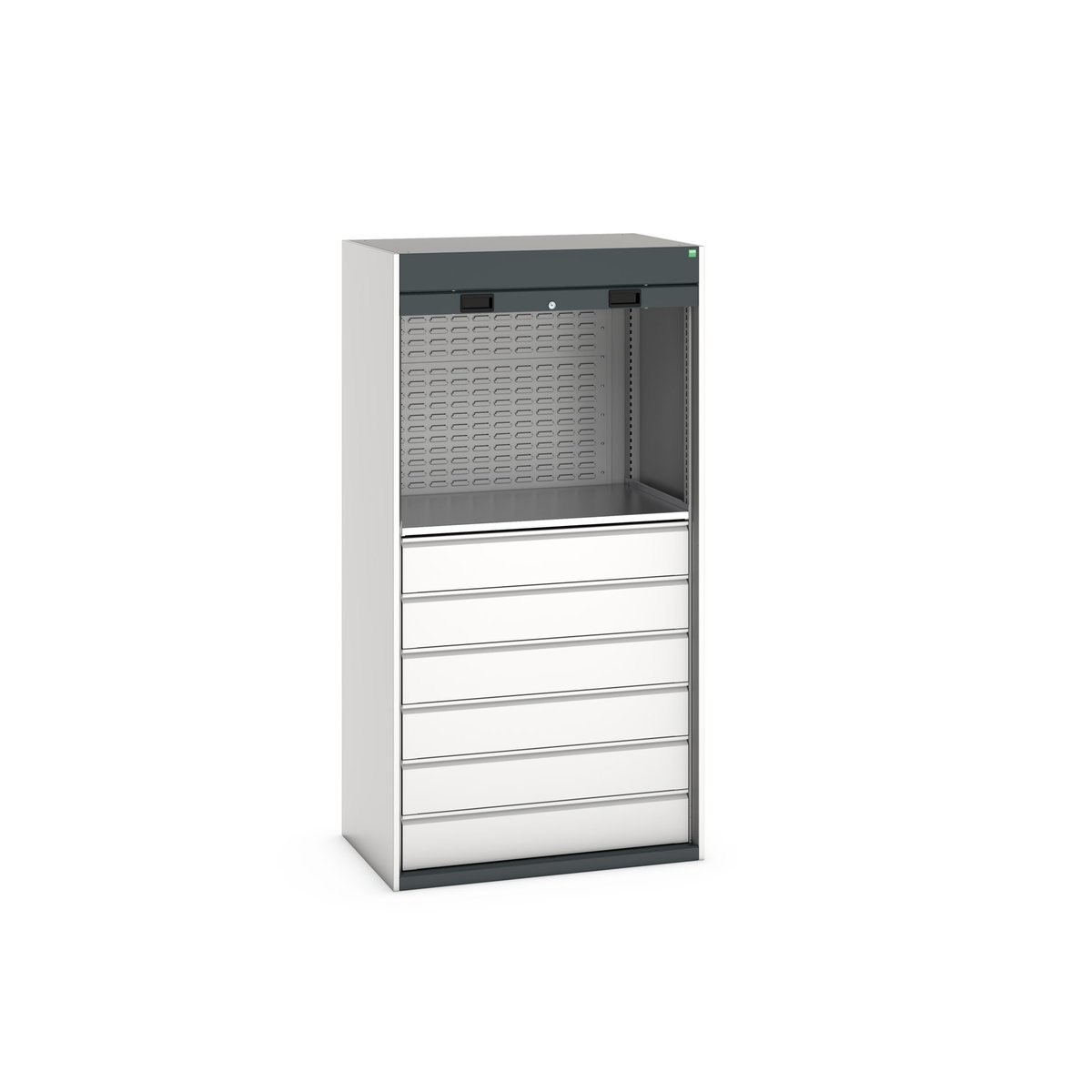 Bott 1 Door, 6 Drawer Sheet Steel Floor Standing Cupboard 2000 mm 1050mm, 650 mm