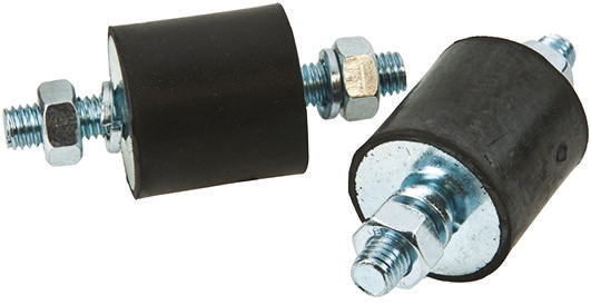 FIBET Fibet M10 x 25 mm Anti-Vibration Mount, Male to Male Bobbin with 192.4 daN Compression Load