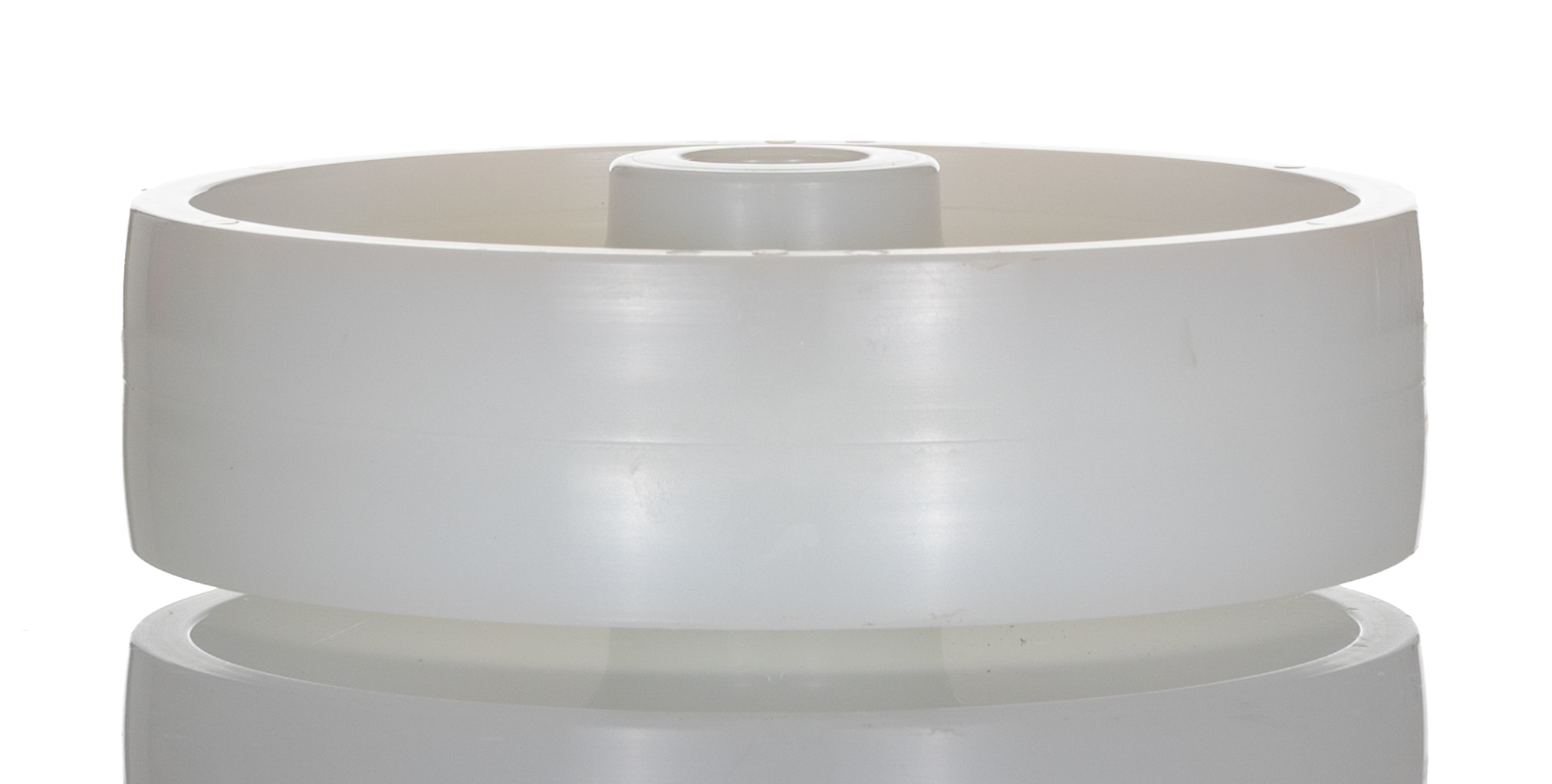 4021 LAG White Polyamide Trolley Wheel, 150 kg