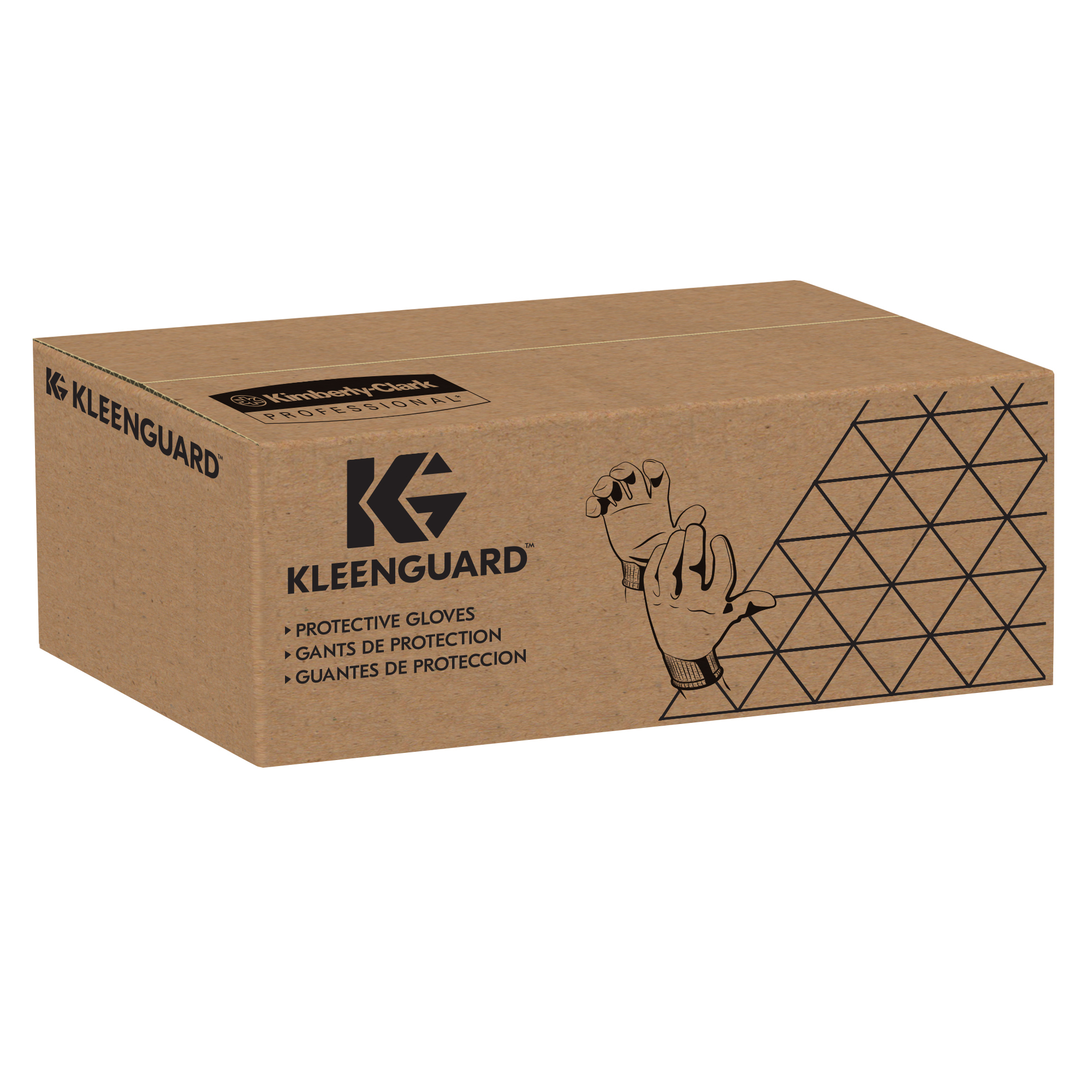 40225 Kimberly Clark Black, Blue Nylon Work Gloves, Size 7, Nitrile Foam Coating