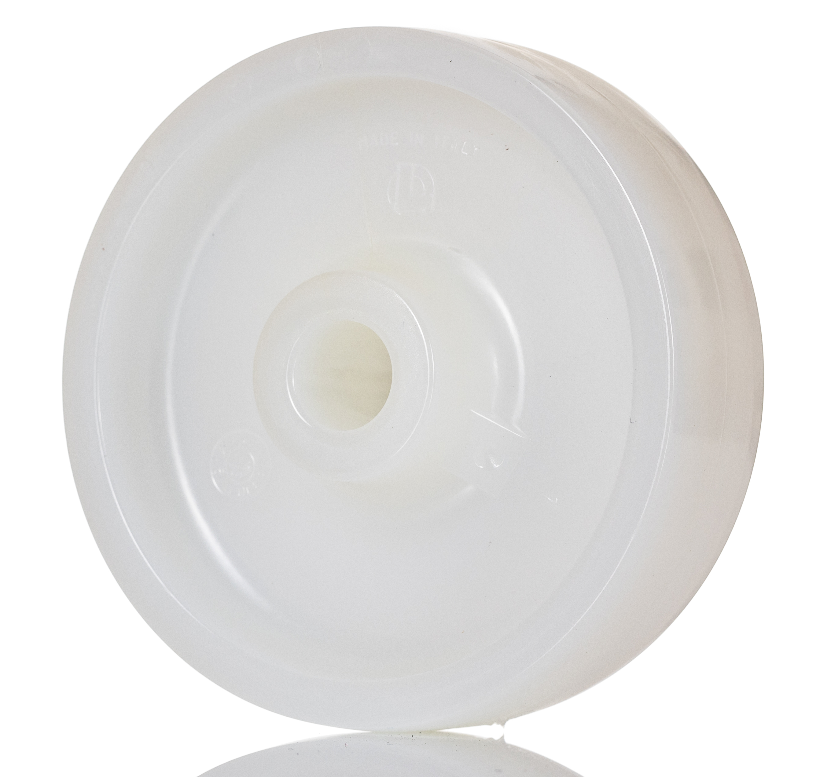 LAG White Polyamide Trolley Wheel, 175 kg