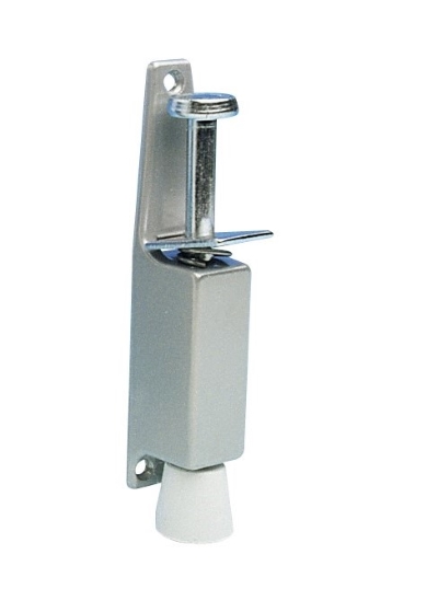 Guitel Hervieu Grey Steel Door Stop, 27 mm Diameter, 180 mm Long