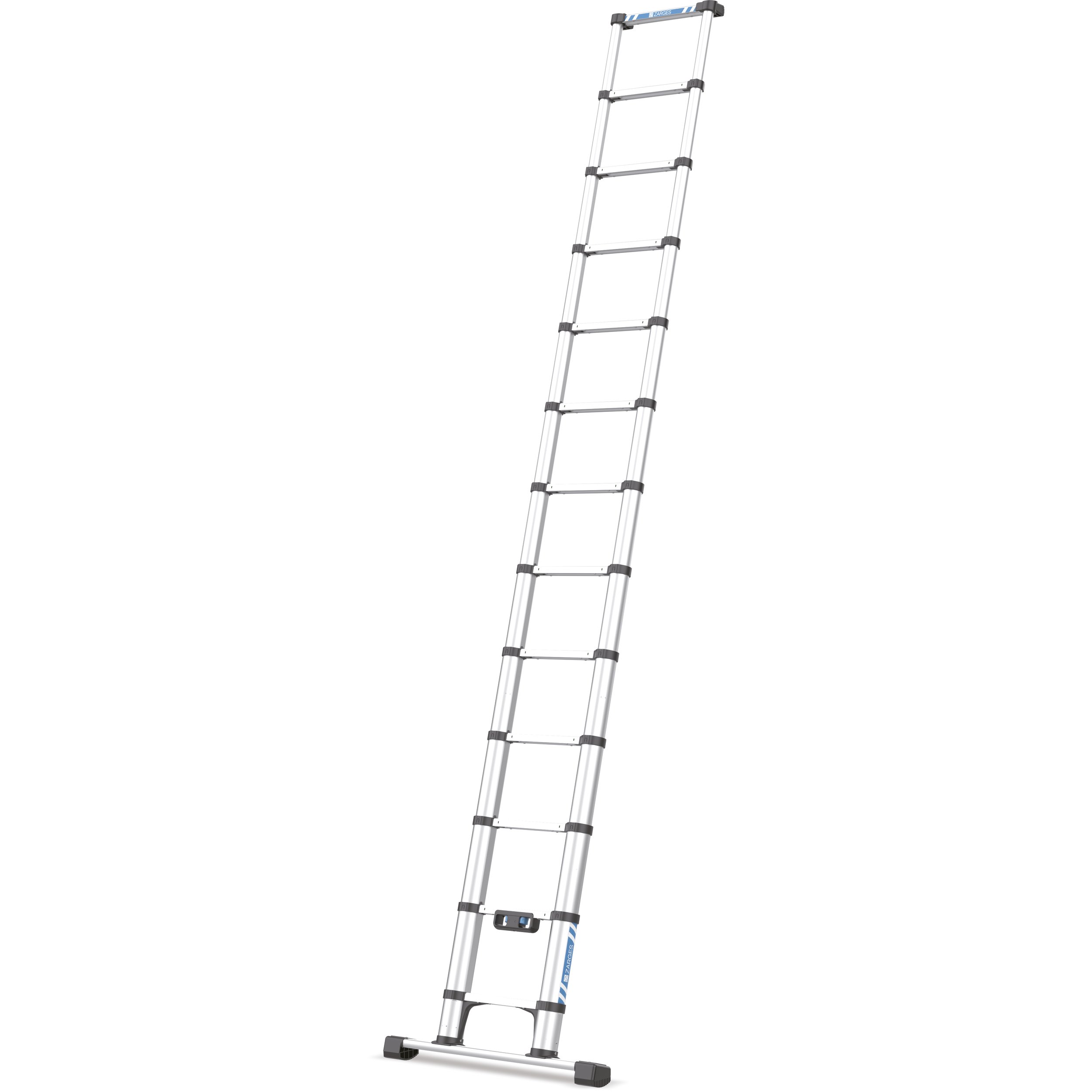 Zarges Telescopic Ladder Aluminium 13 steps 3.8 m