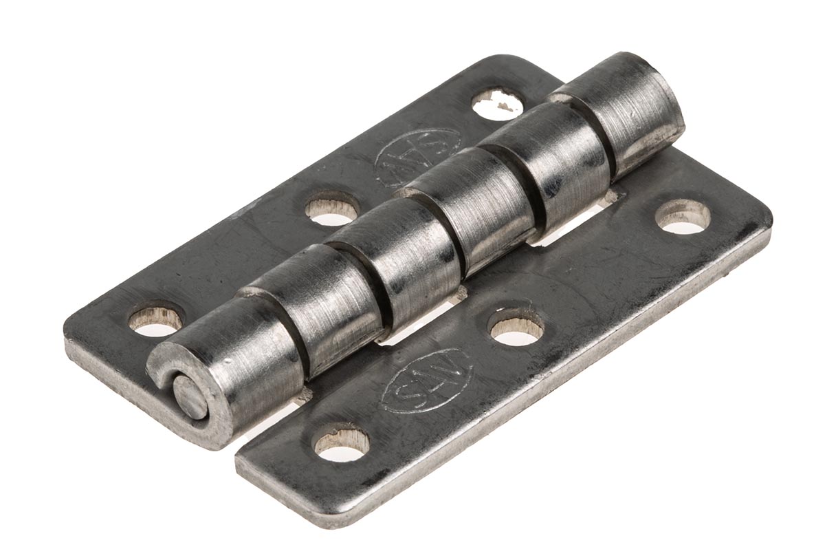 Savigny Stainless Steel Butt with a Fixed Pin, Screw Fixing, 40 mm x 24 mm x 2 mm