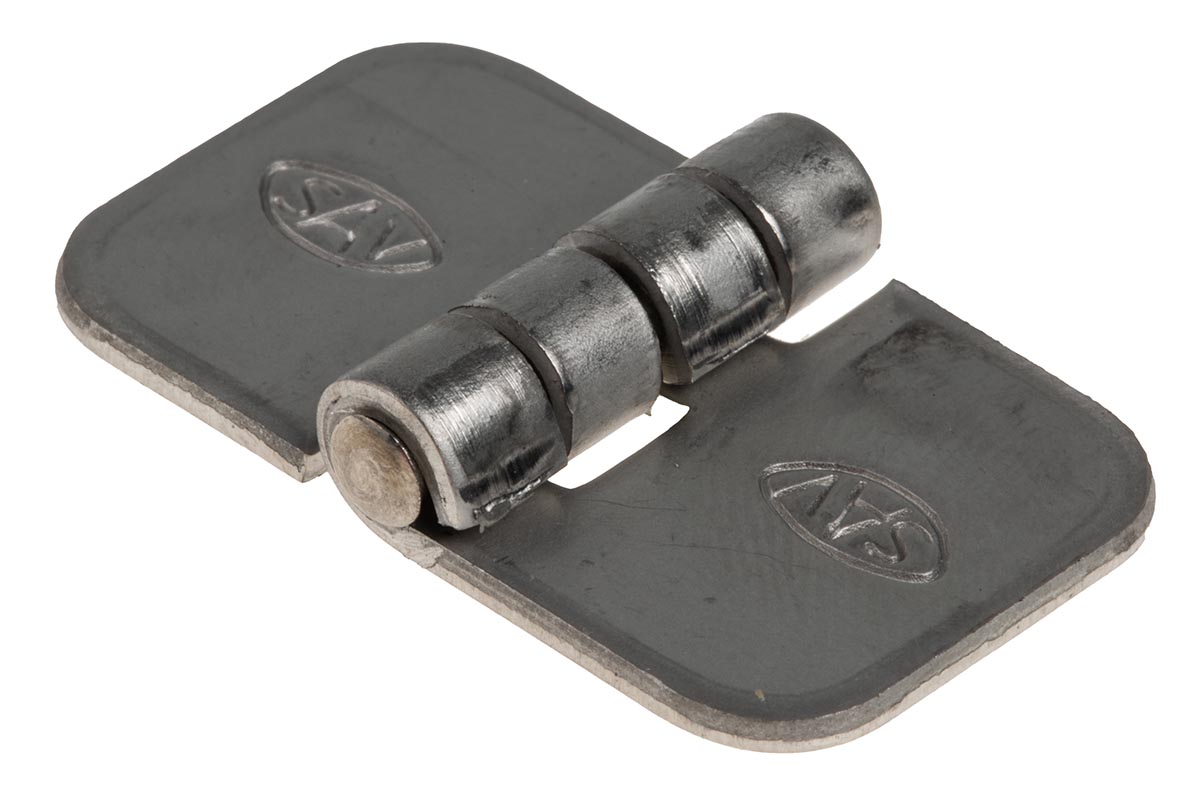 Savigny Stainless Steel Butt with a Fixed Pin, Screw Fixing, 20 mm x 34 mm x 1.5 mm