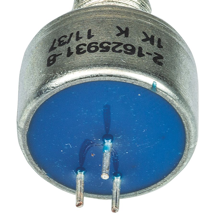 404802692035 TE Connectivity M 1 kΩ Rotary Potentiometer 1-Turns 1-Gang Panel Mount,