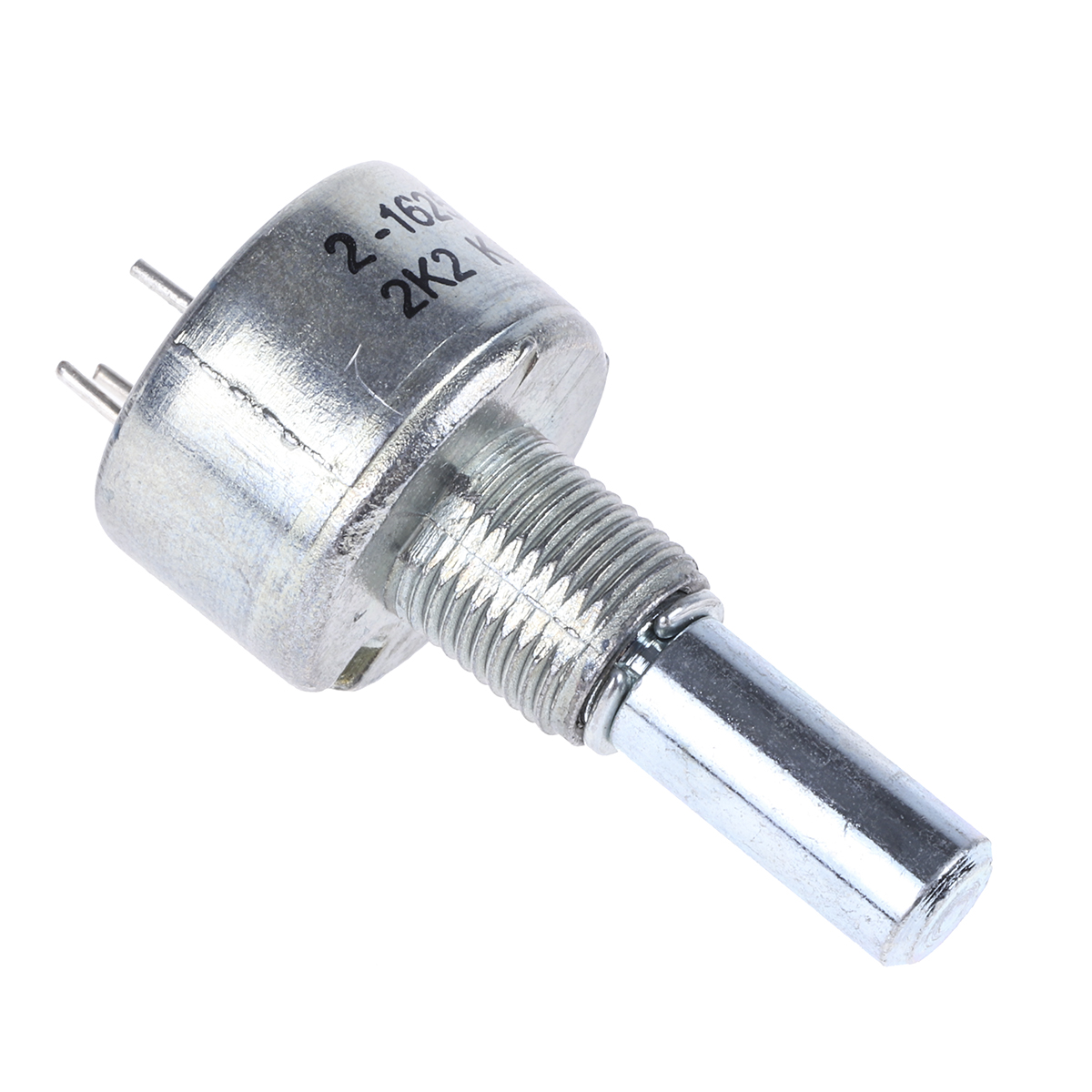 404802692036 TE Connectivity M 2.2 kΩ Rotary Potentiometer 1-Turns 1-Gang Panel Mount, Through Hole,