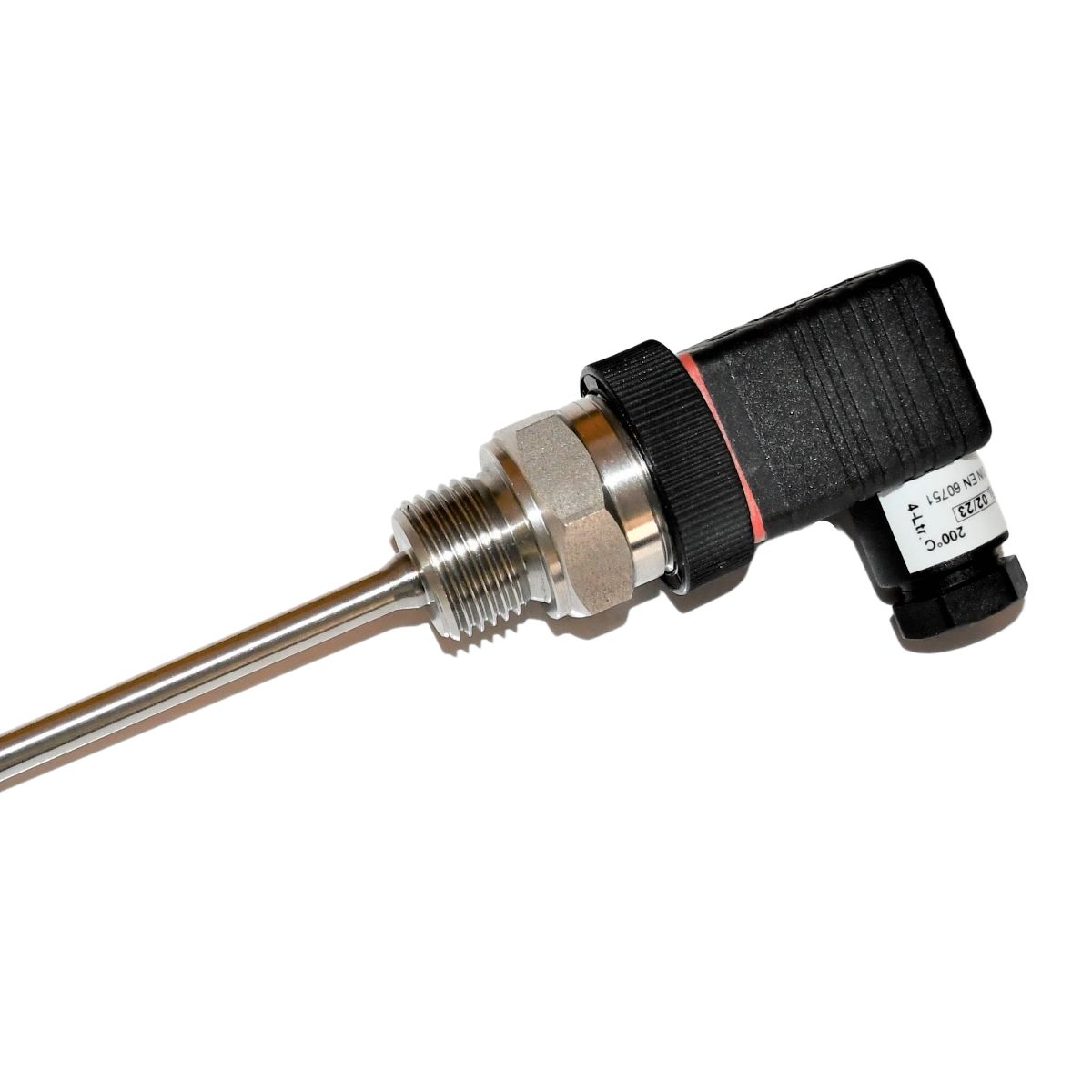 Electrotherm PT100 RTD Sensor 6 mm Dia, 200 mm Long, 3 Wire, F0.3 400 °C Max