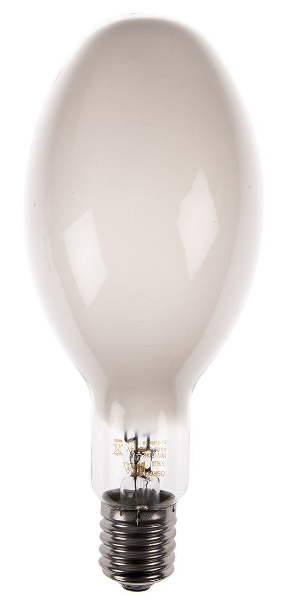 Osram Diffused Elliptical Sodium Lamp, Ges/E40, 2000k, 120 mm