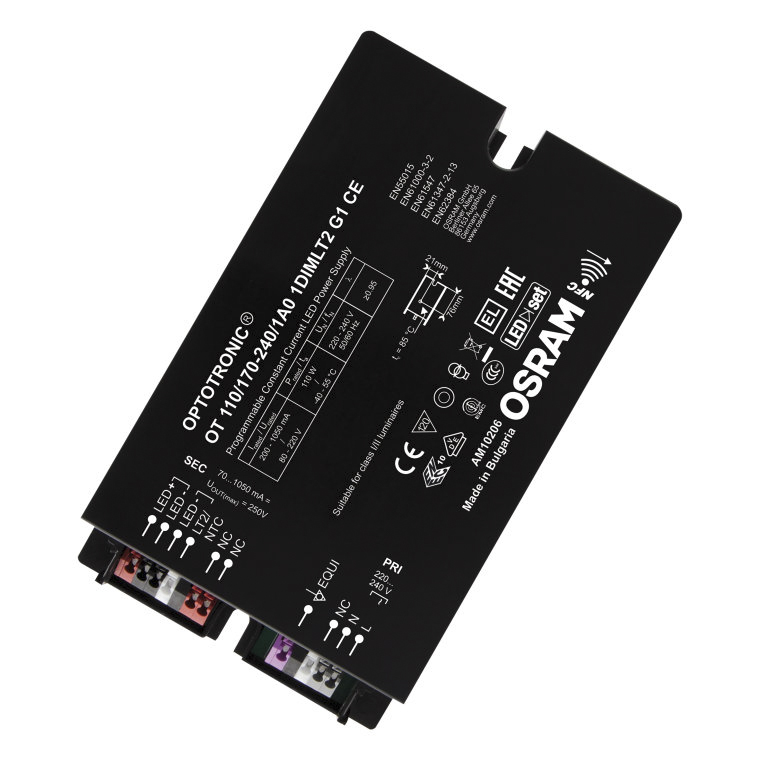 4052899541115 Osram LED Driver, 220V, 80 V Output, 110 W Output, 540mA 1DIM