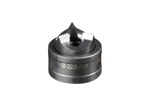 Rittal , 1 Piece Punch & Die Set, Punch: 22.5 mm, kit contents: Female Dies, Male Dies, Round, The Hole Punch Is