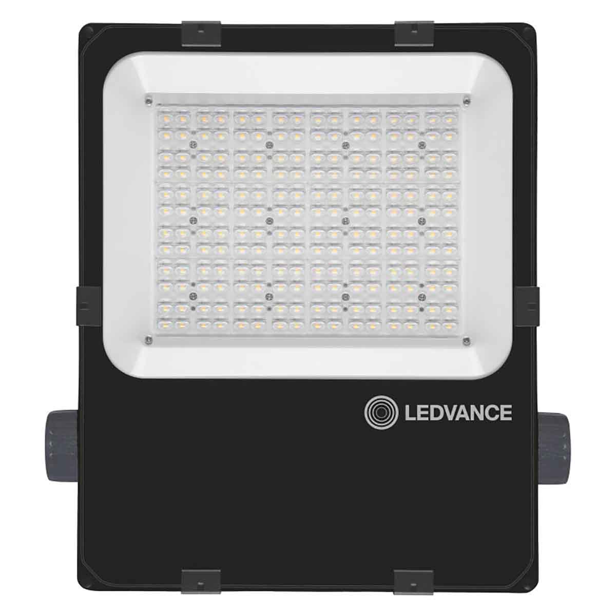 4058075353541 LEDVANCE FL PFM ASYM Floodlight, 150 W Black, 19900 lm, IP66, 240V ac